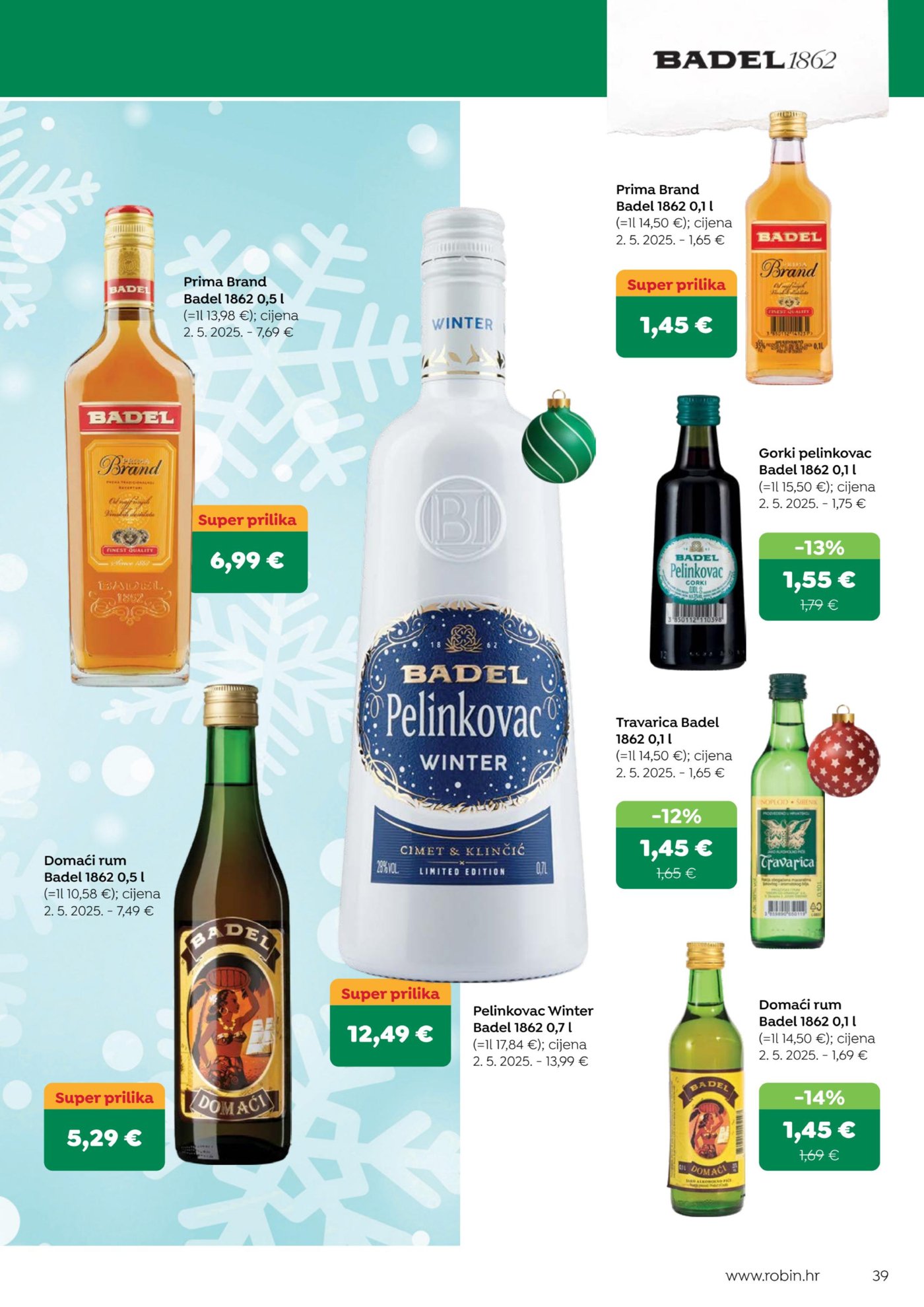 Robin katalog Akcija 16.12. - 02.01.2026.