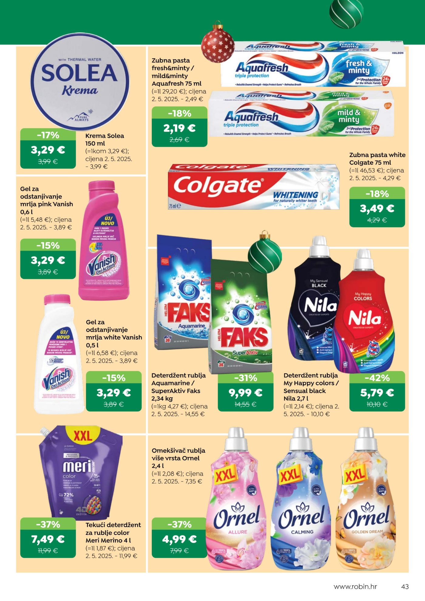 Robin katalog Akcija 16.12. - 02.01.2026.