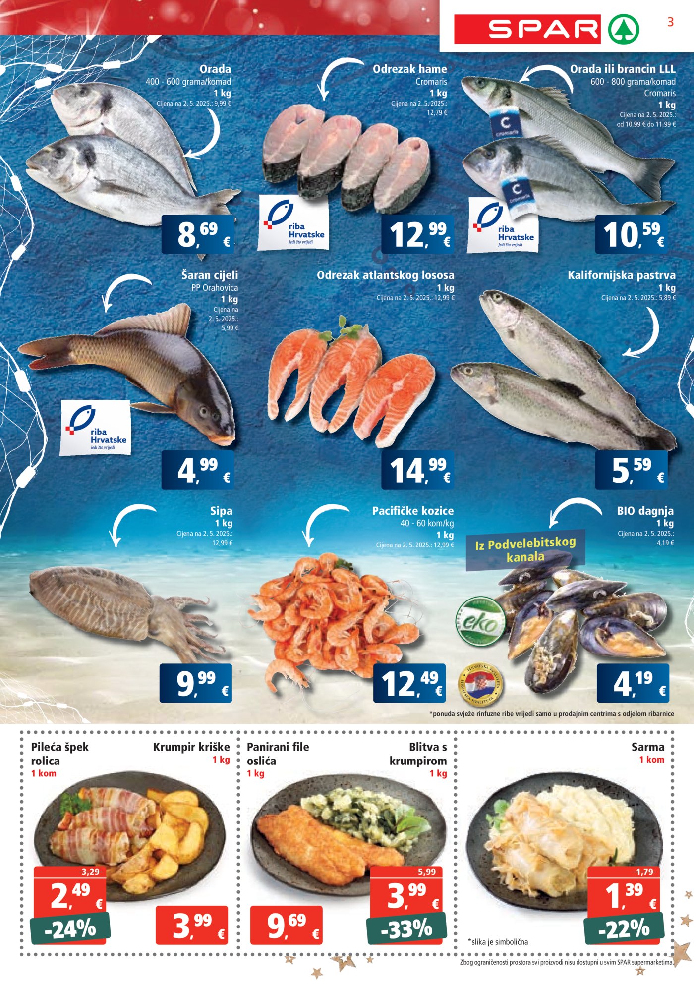 SPAR katalog akcija 17.12.-24.12.2025.