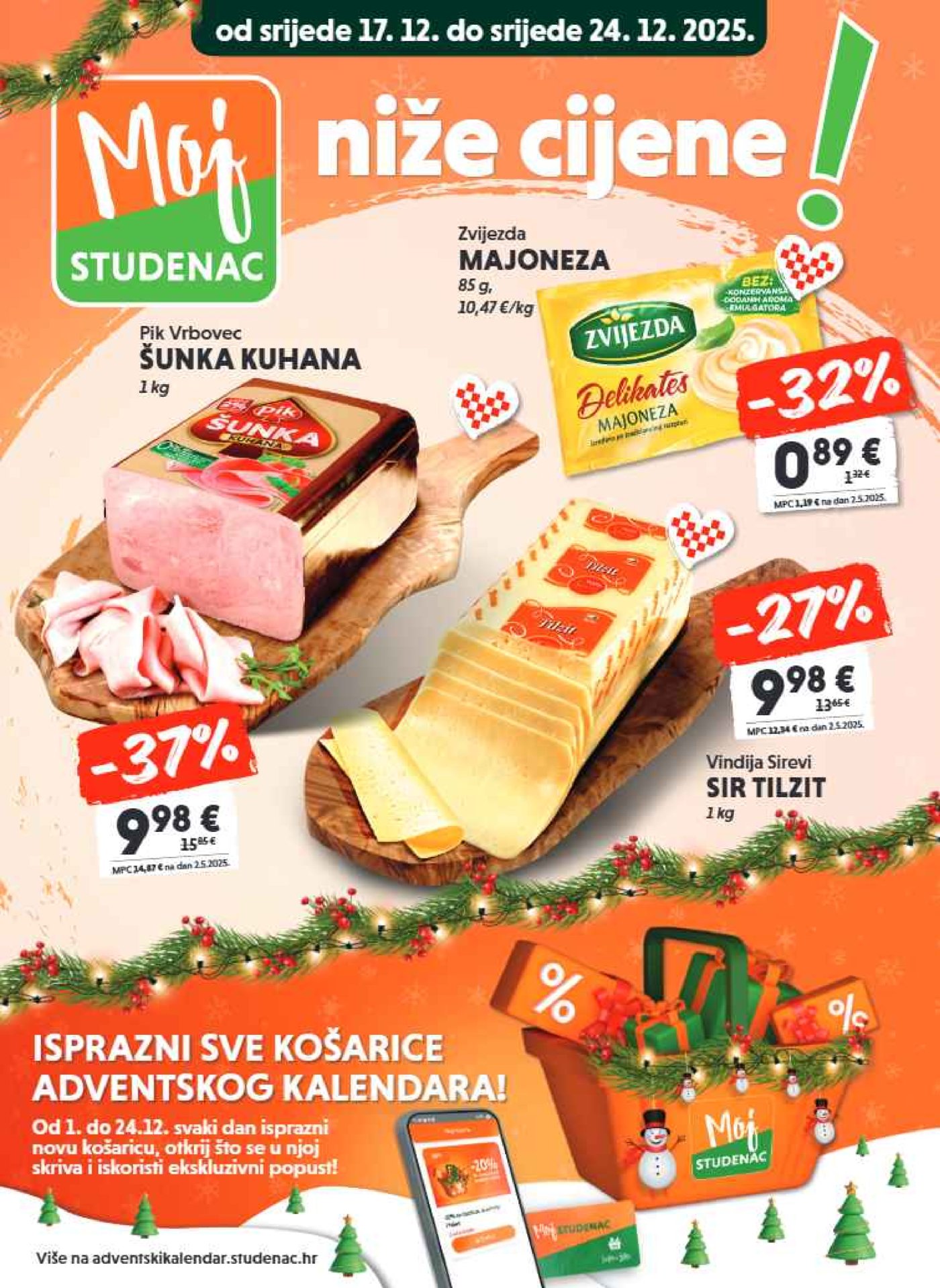 Studenac katalog Moj Studenac 17.12. - 24.12.2025.