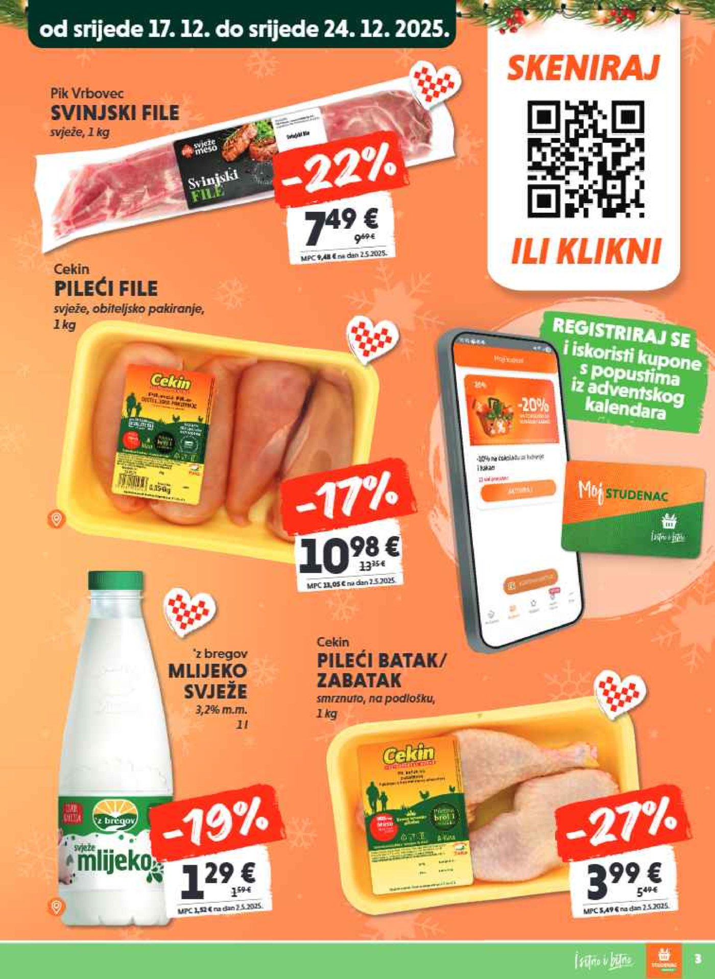Studenac katalog Moj Studenac 17.12. - 24.12.2025.