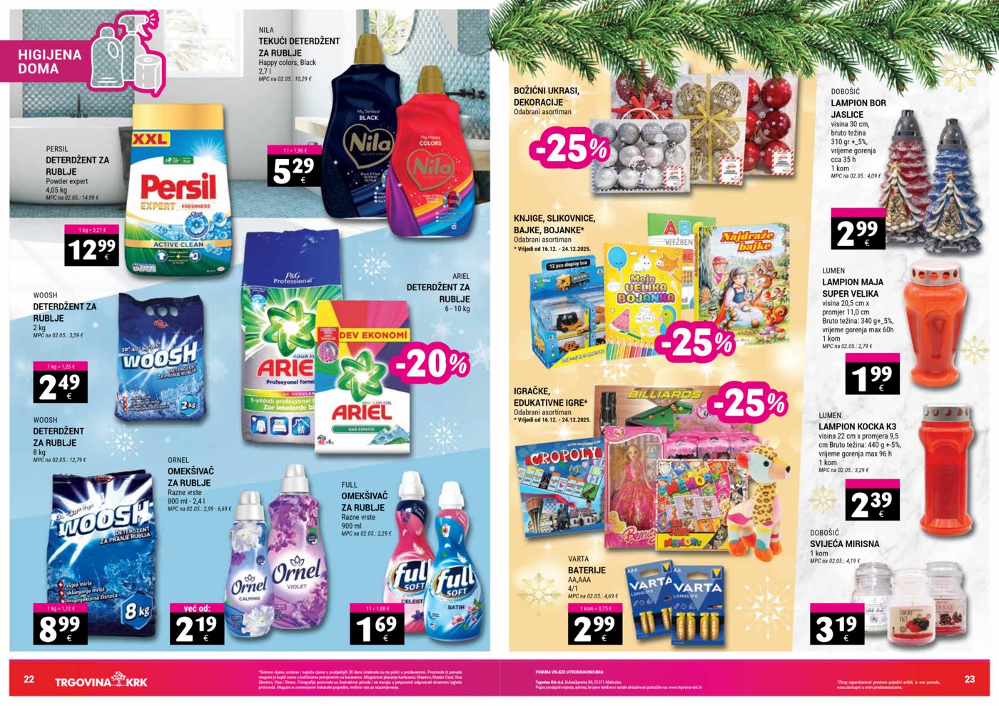 Trgovina Krk katalog Akcija 16.12. - 31.12.2025.