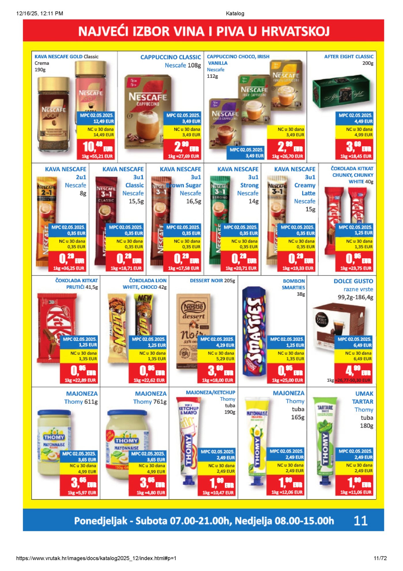 Vrutak katalog Akcija 15.12. - 31.12.2025.