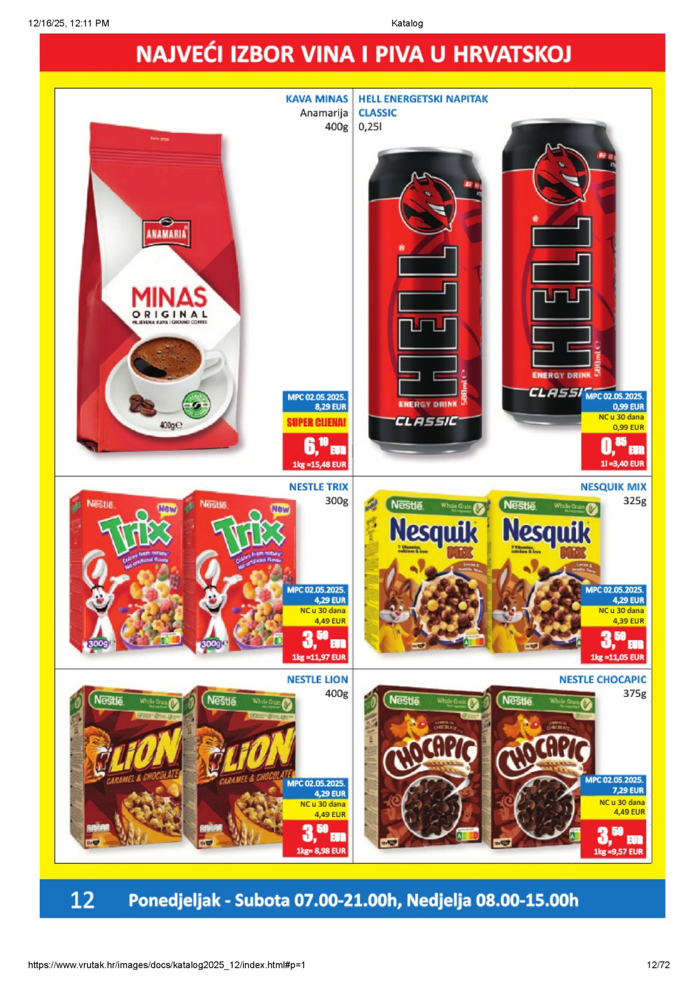 Vrutak katalog Akcija 15.12. - 31.12.2025.