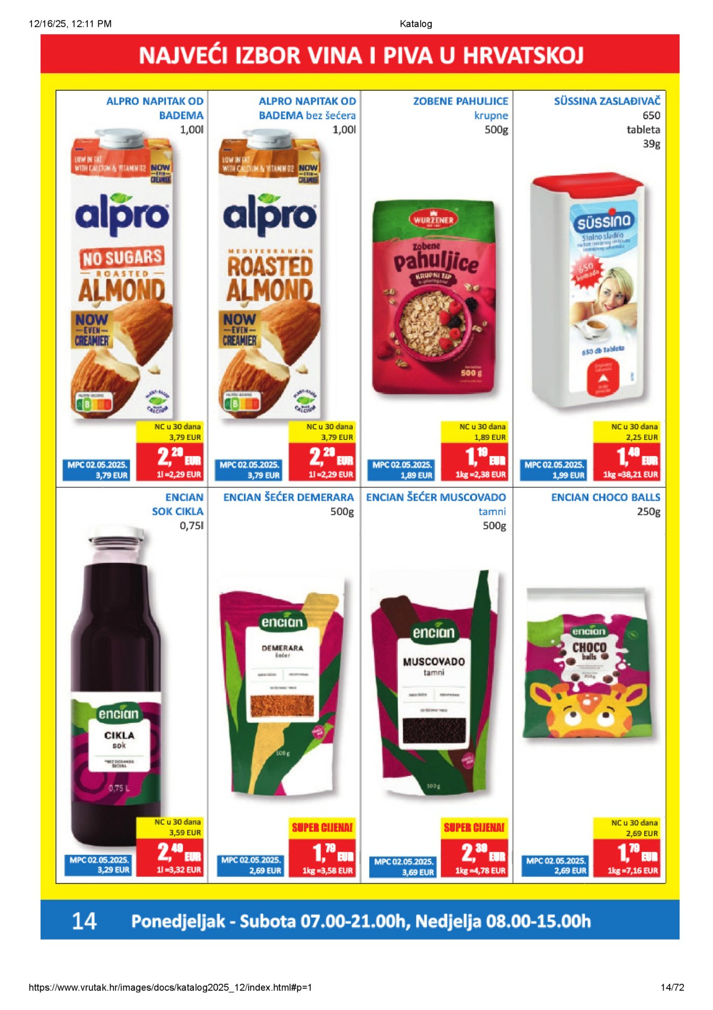 Vrutak katalog Akcija 15.12. - 31.12.2025.