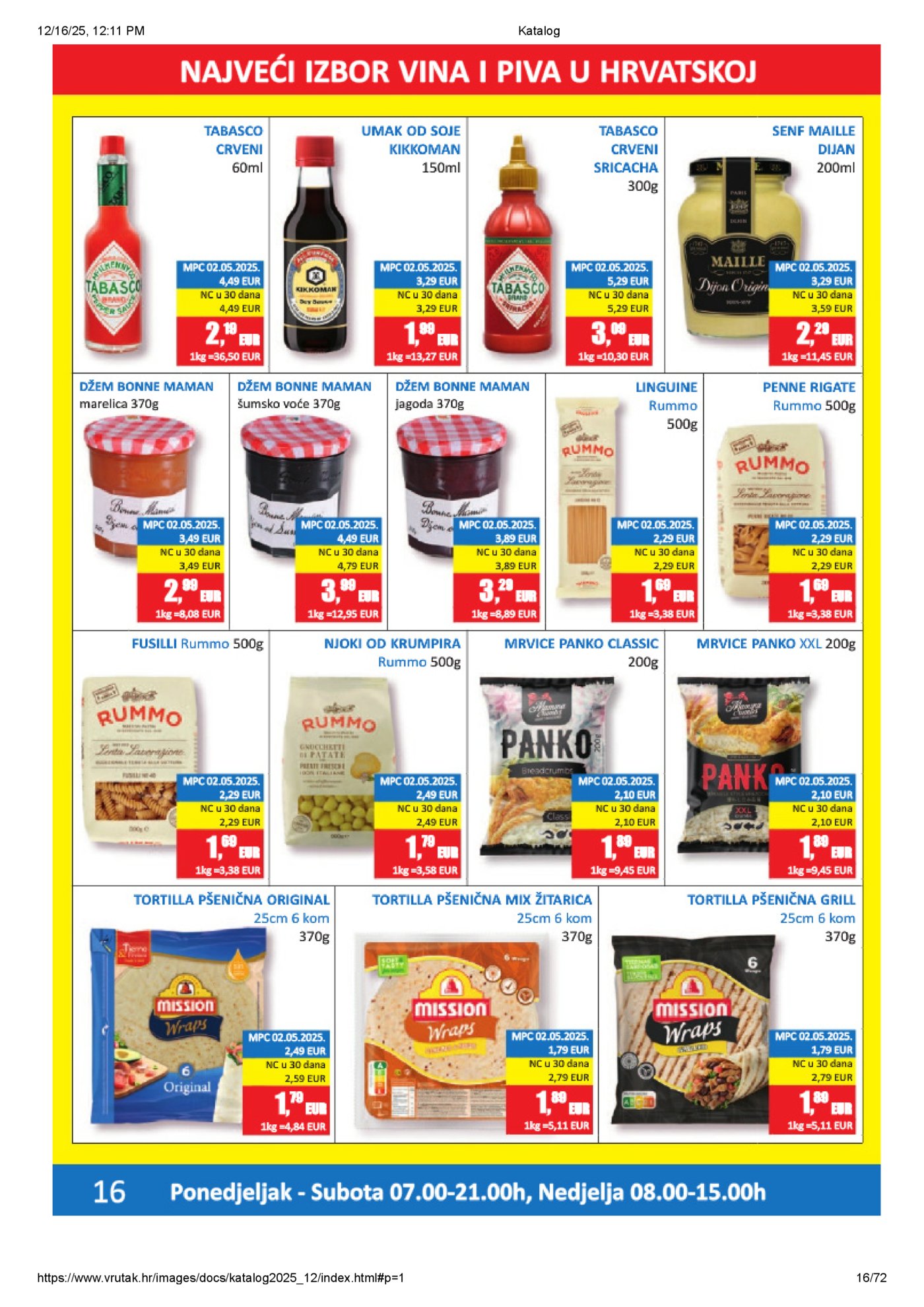 Vrutak katalog Akcija 15.12. - 31.12.2025.