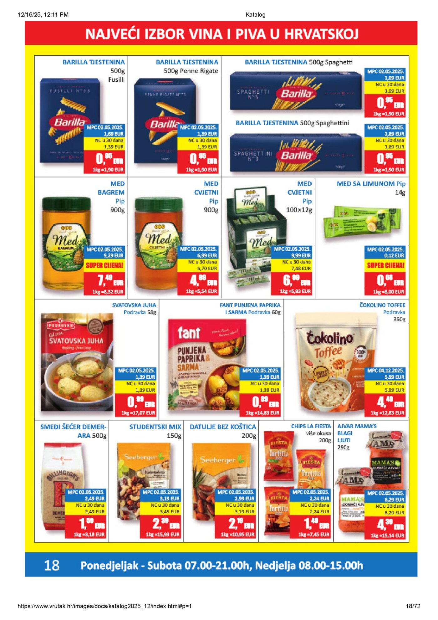 Vrutak katalog Akcija 15.12. - 31.12.2025.