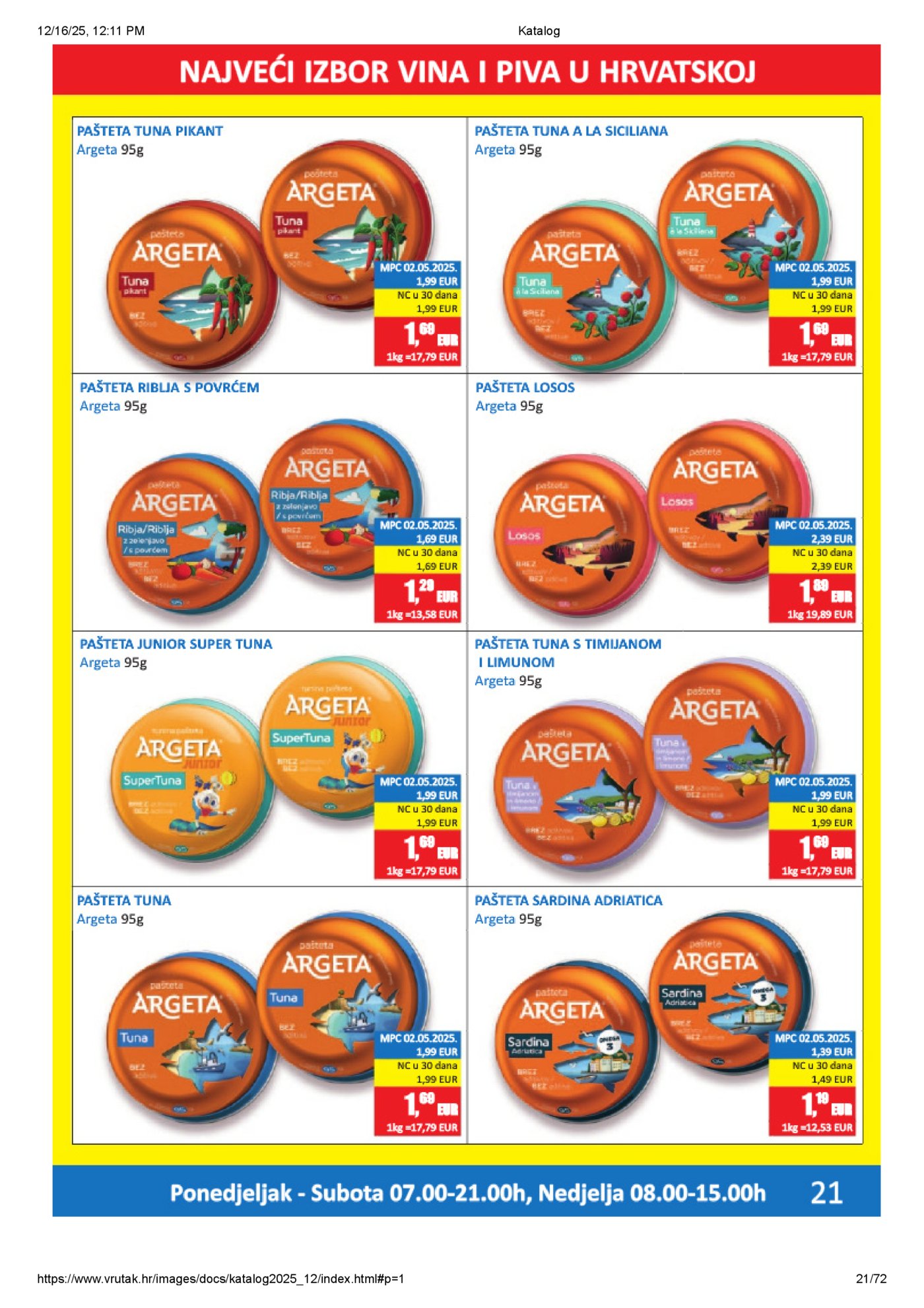 Vrutak katalog Akcija 15.12. - 31.12.2025.