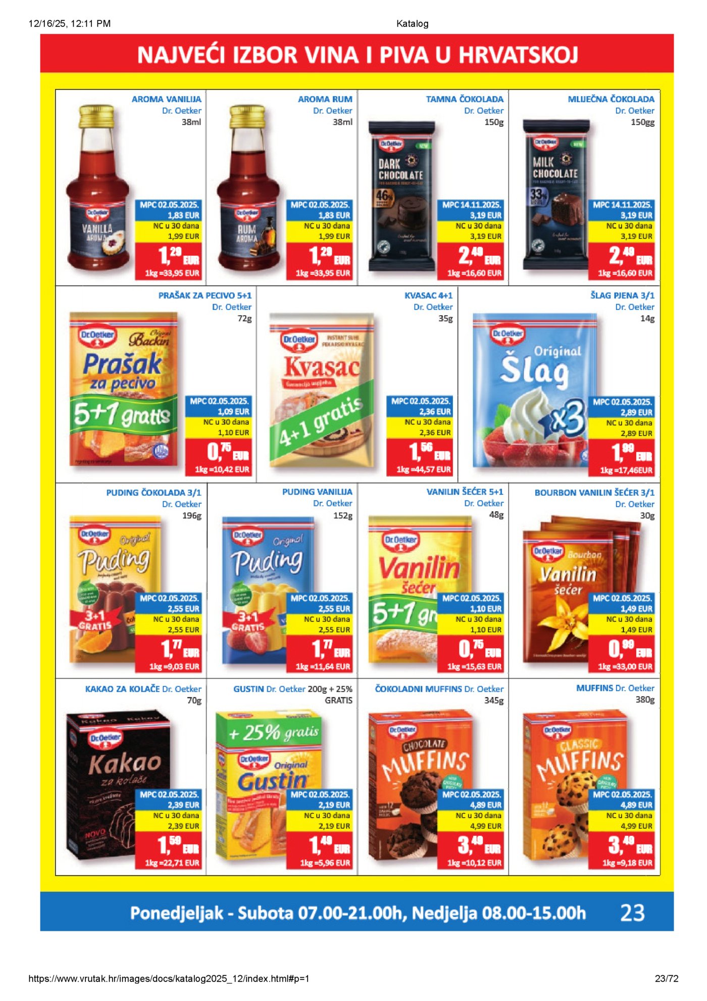 Vrutak katalog Akcija 15.12. - 31.12.2025.