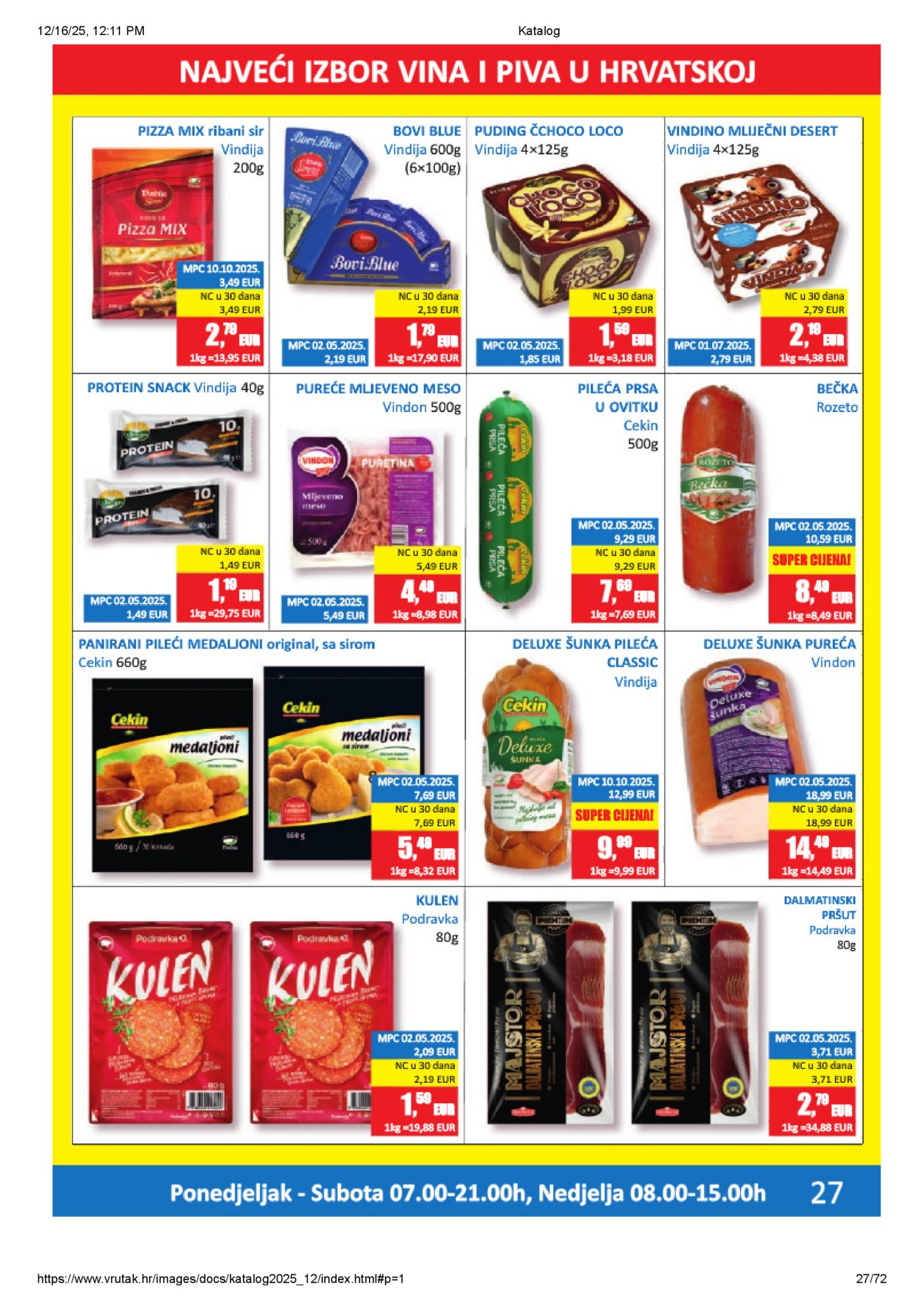 Vrutak katalog Akcija 15.12. - 31.12.2025.