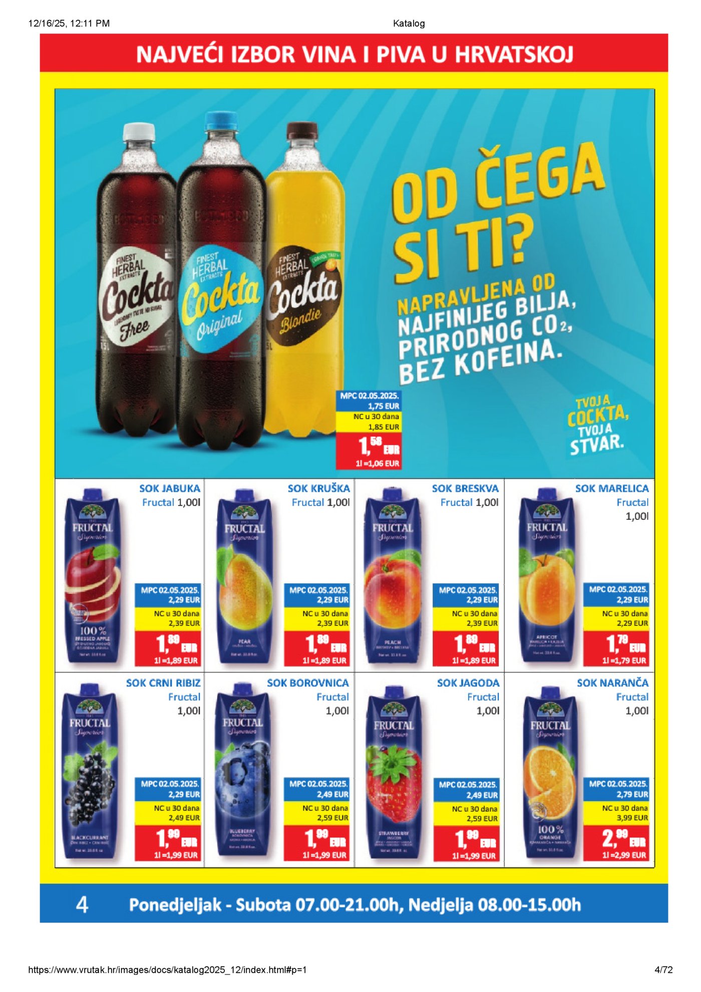 Vrutak katalog Akcija 15.12. - 31.12.2025.