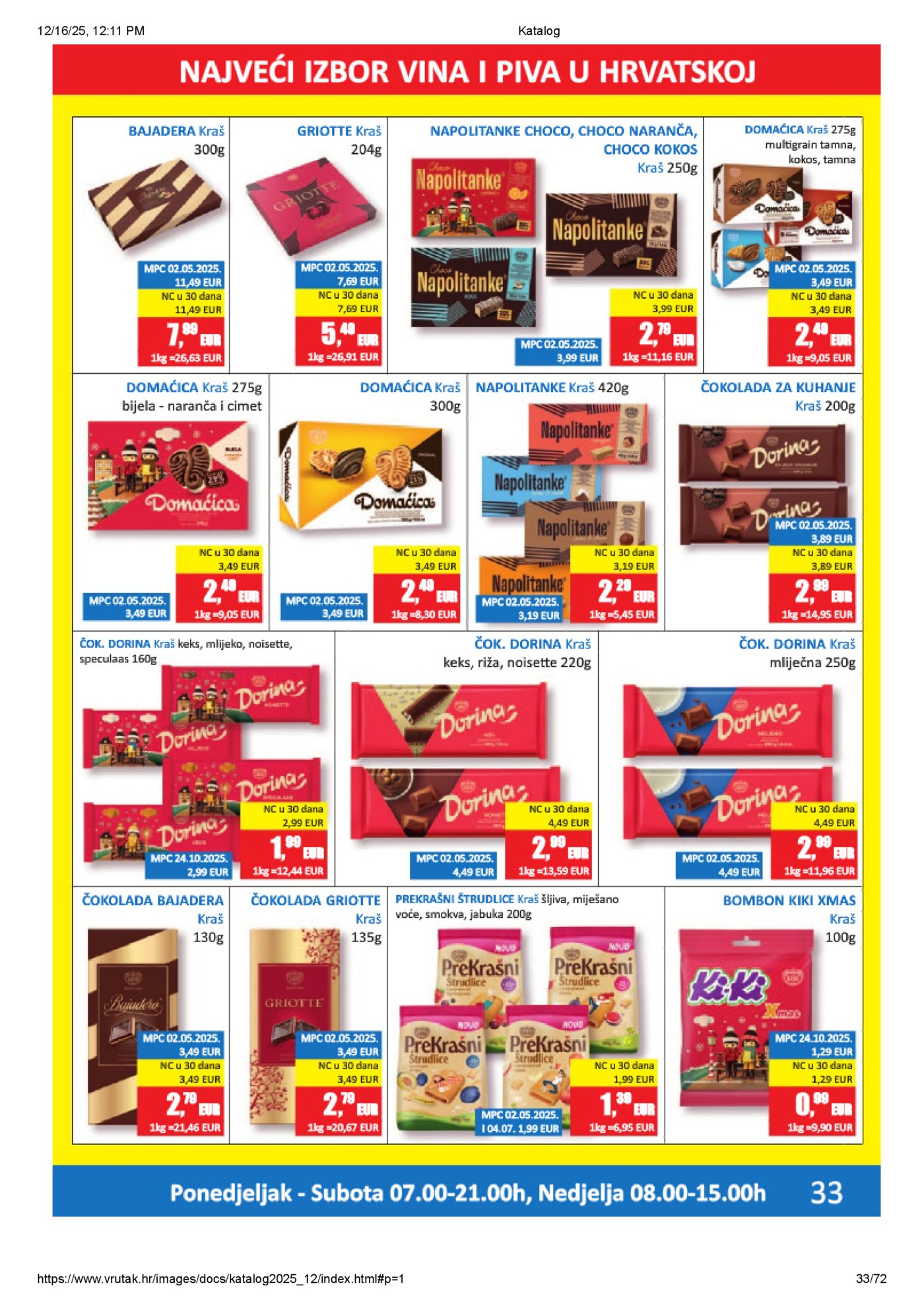 Vrutak katalog Akcija 15.12. - 31.12.2025.