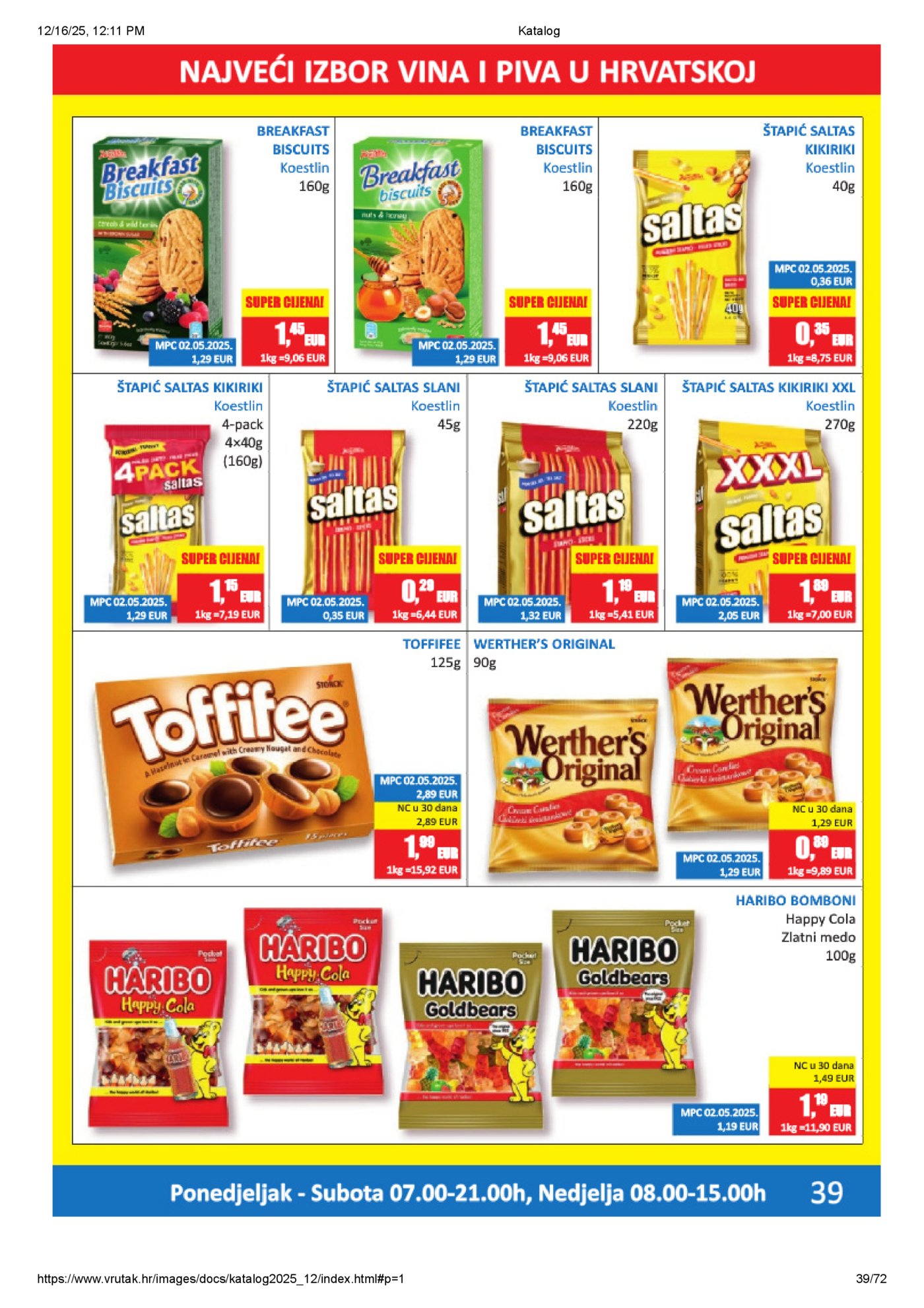 Vrutak katalog Akcija 15.12. - 31.12.2025.