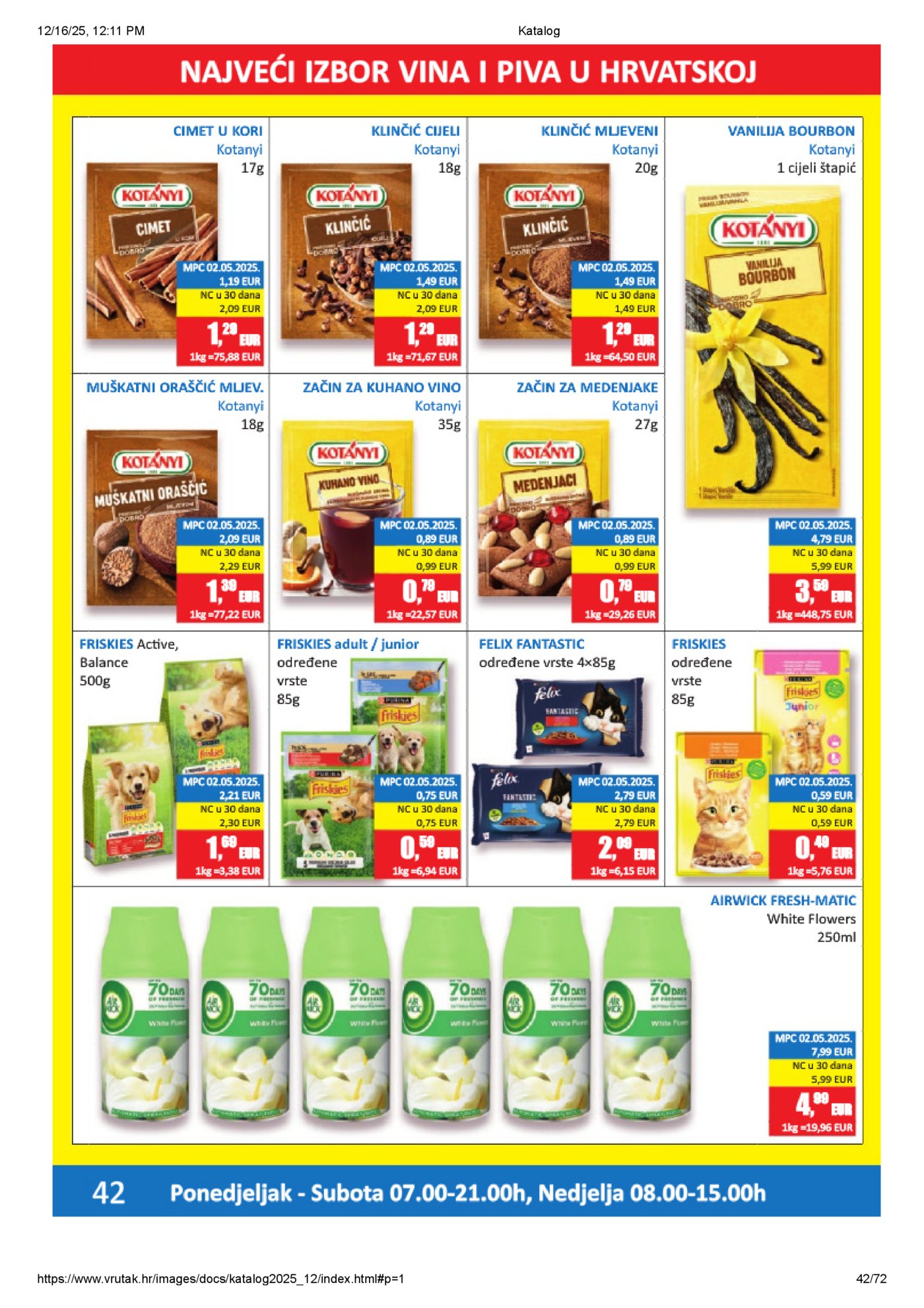 Vrutak katalog Akcija 15.12. - 31.12.2025.