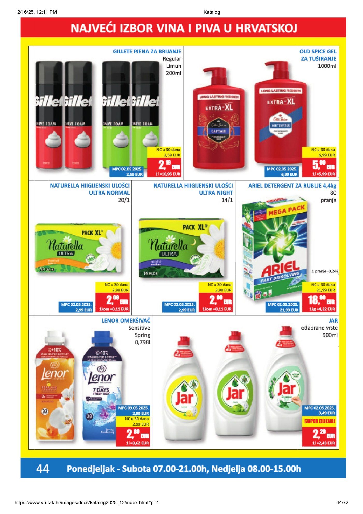 Vrutak katalog Akcija 15.12. - 31.12.2025.