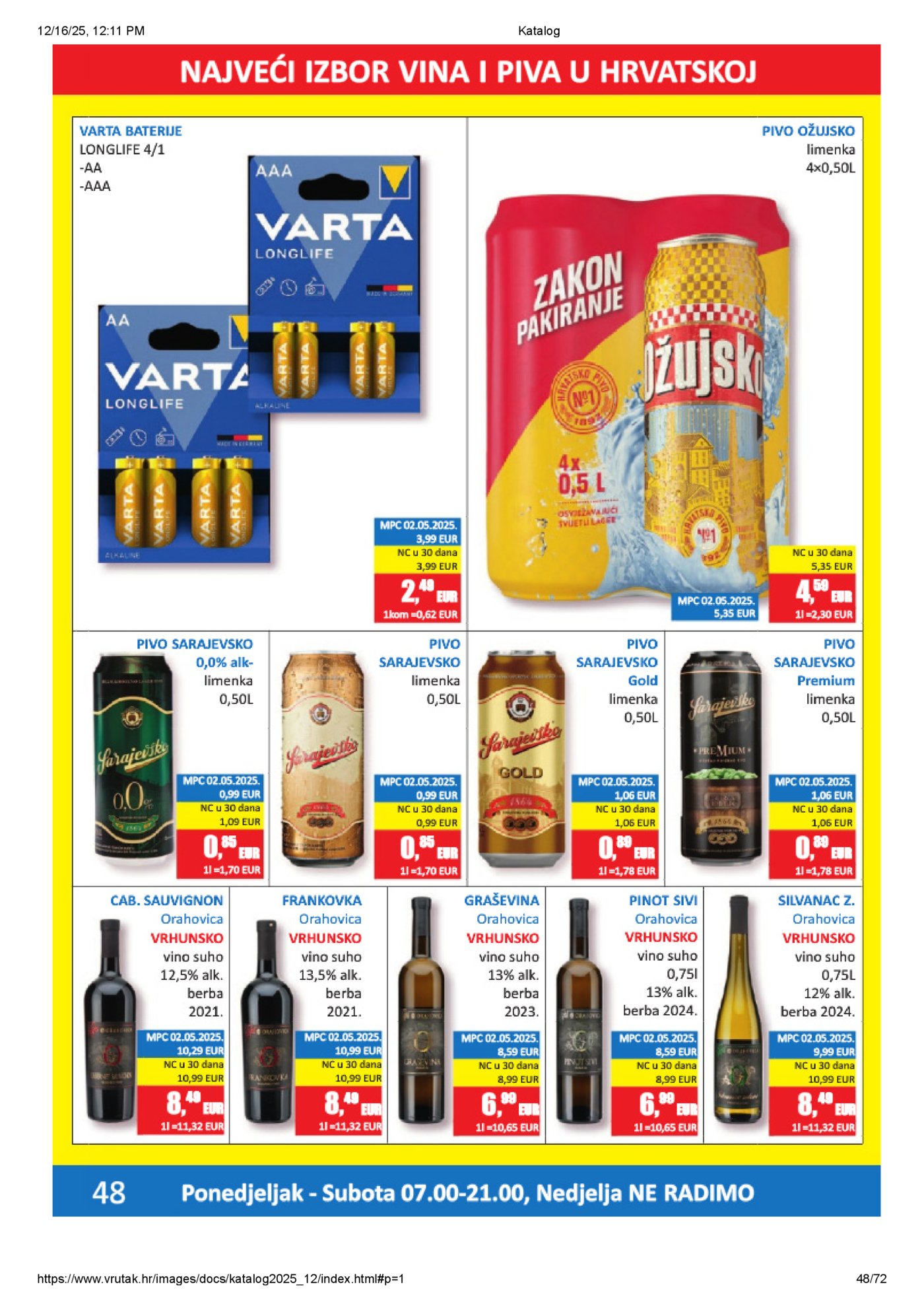 Vrutak katalog Akcija 15.12. - 31.12.2025.