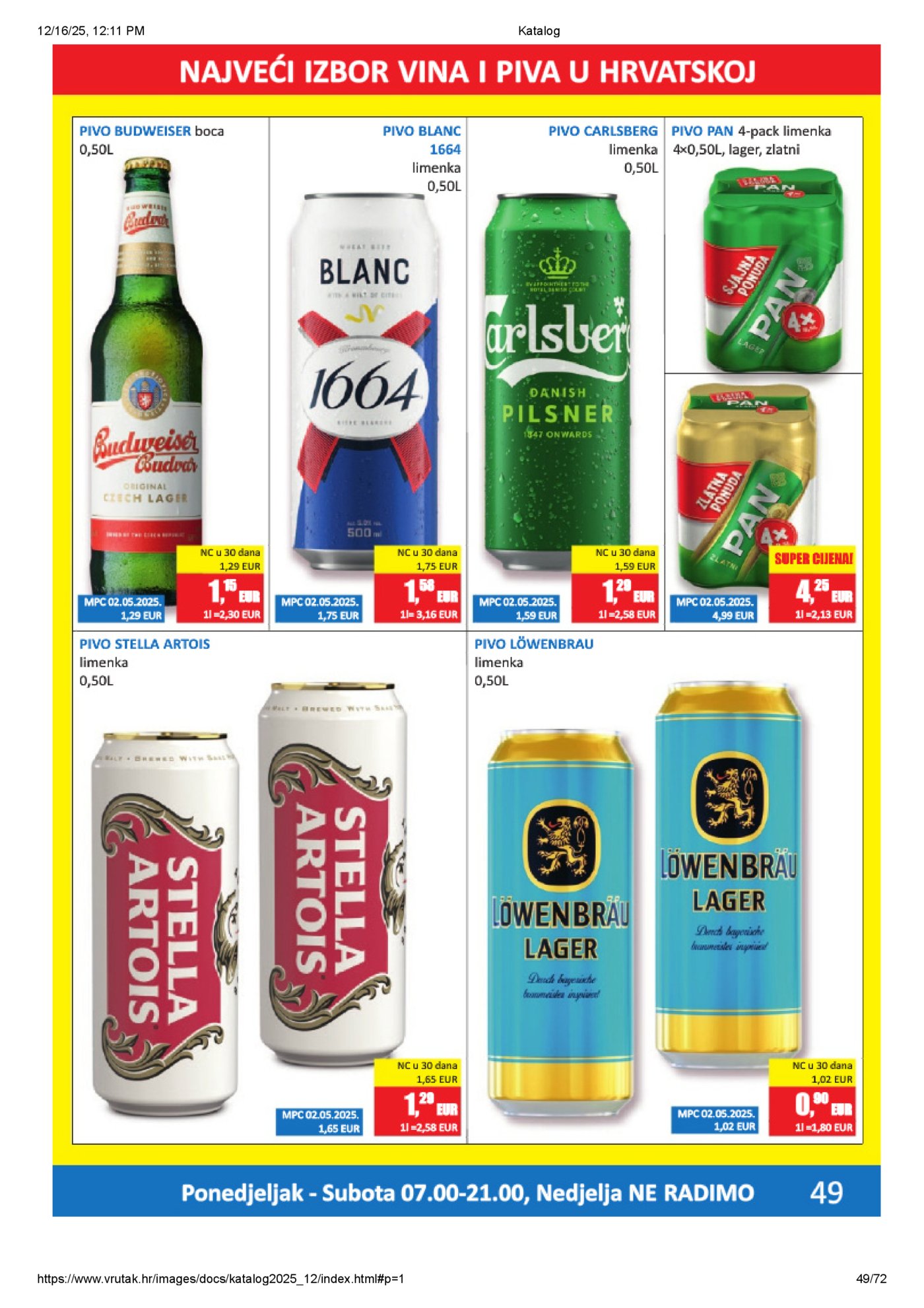 Vrutak katalog Akcija 15.12. - 31.12.2025.