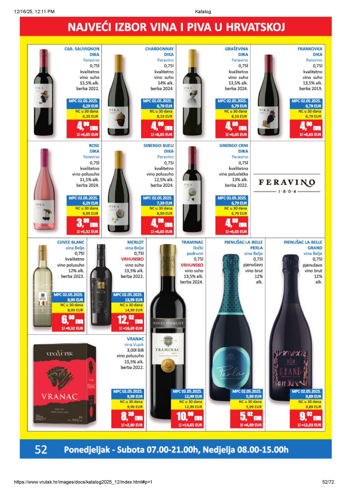 Vrutak katalog Akcija 15.12. - 31.12.2025.