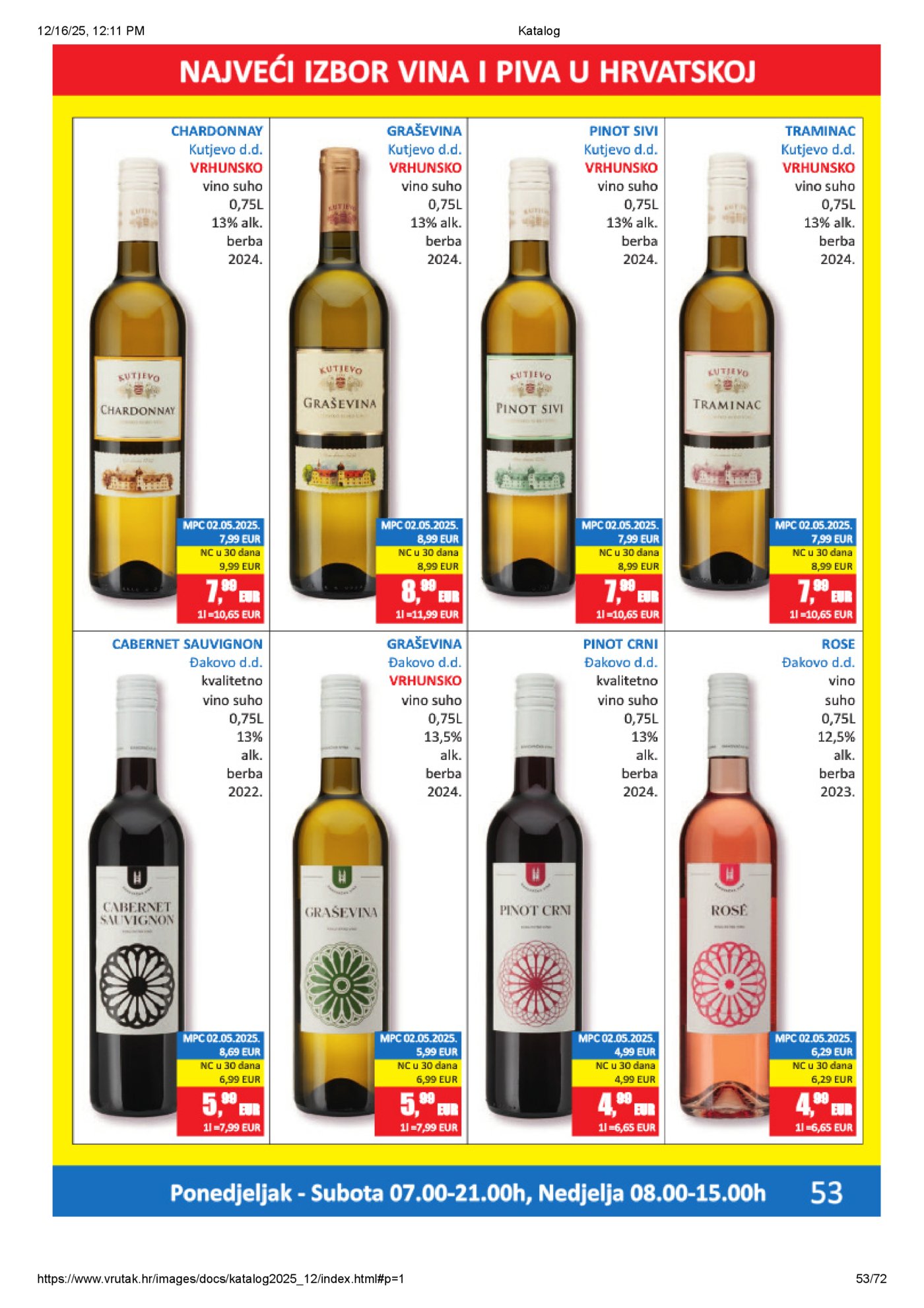 Vrutak katalog Akcija 15.12. - 31.12.2025.