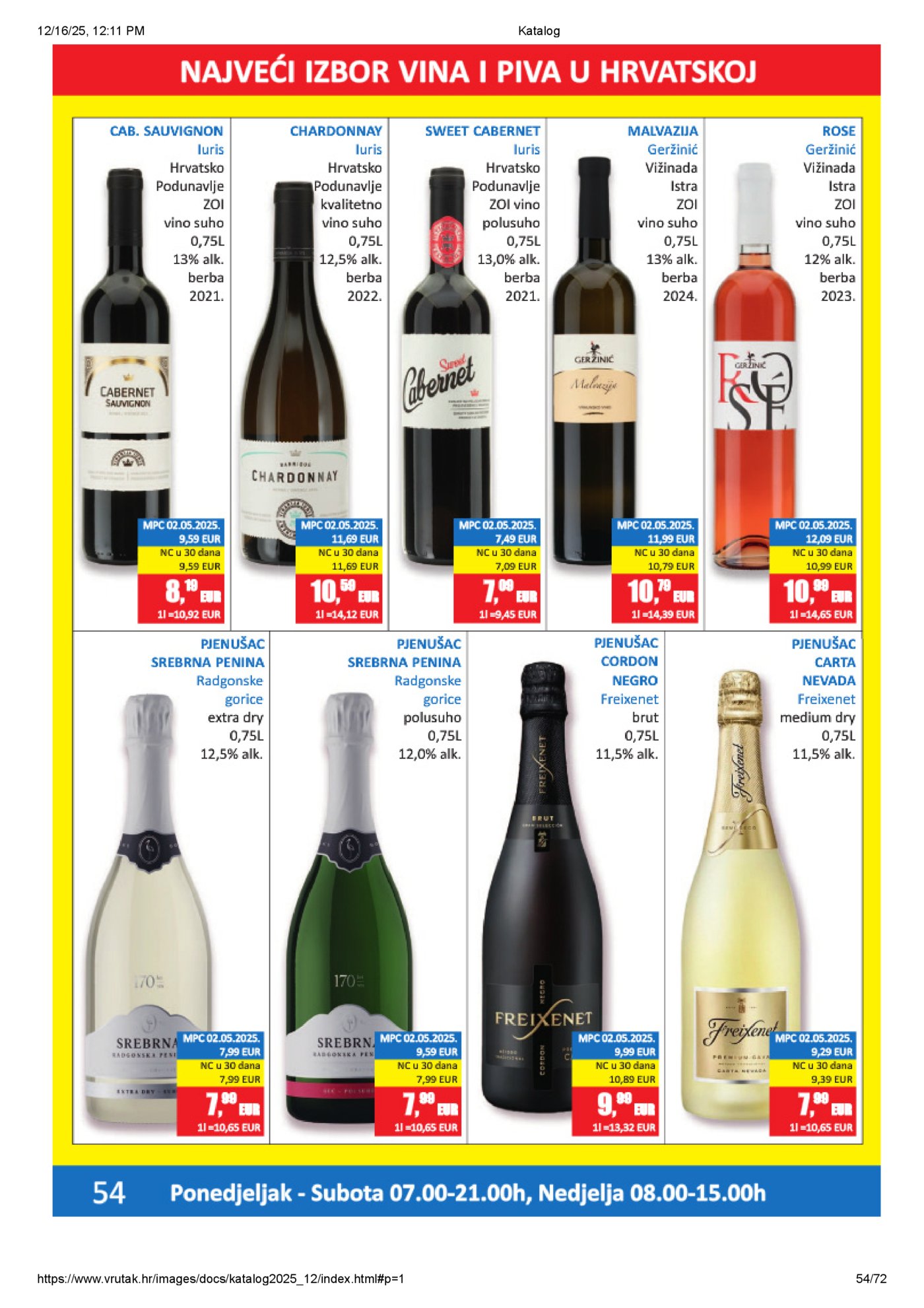 Vrutak katalog Akcija 15.12. - 31.12.2025.