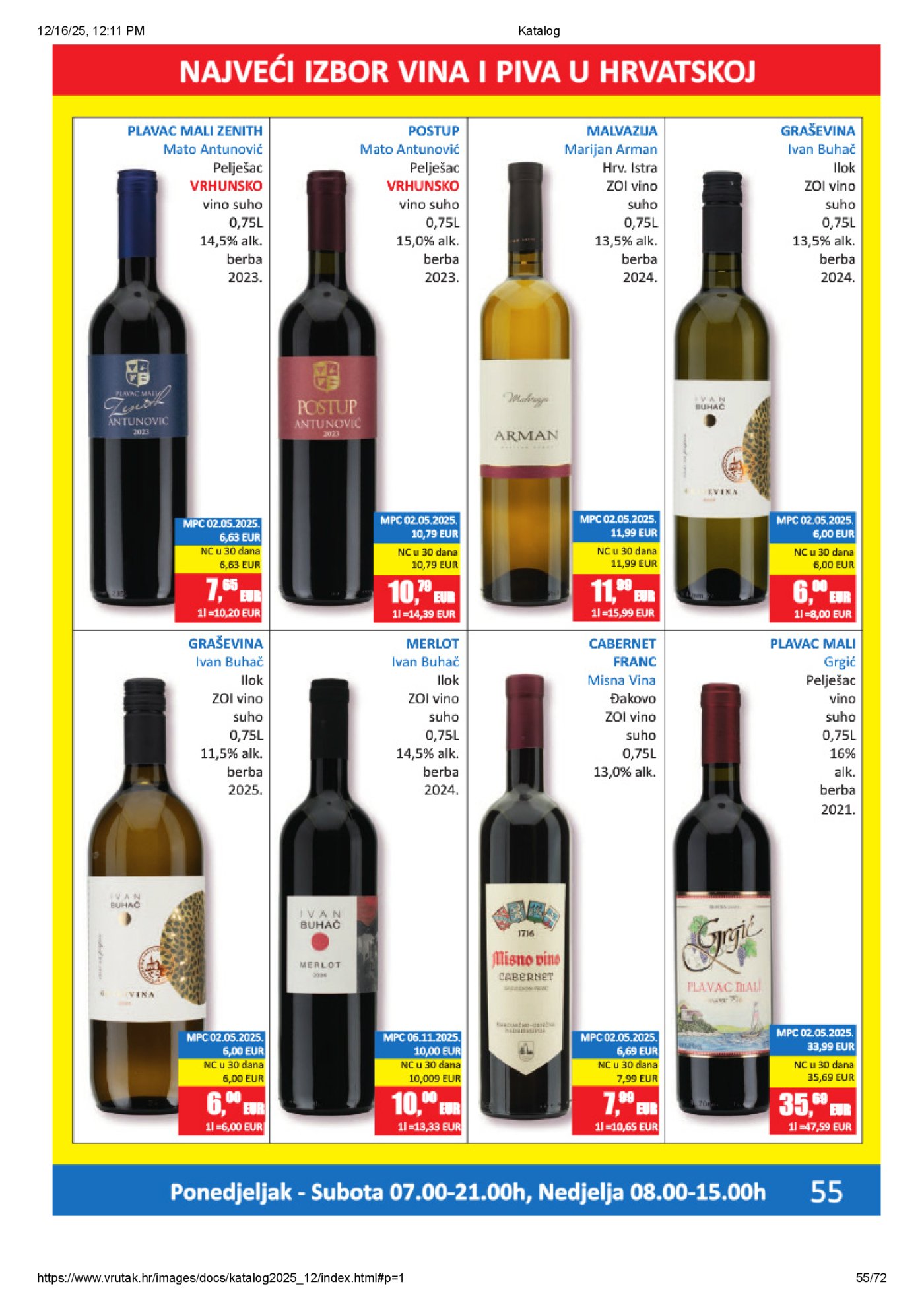 Vrutak katalog Akcija 15.12. - 31.12.2025.
