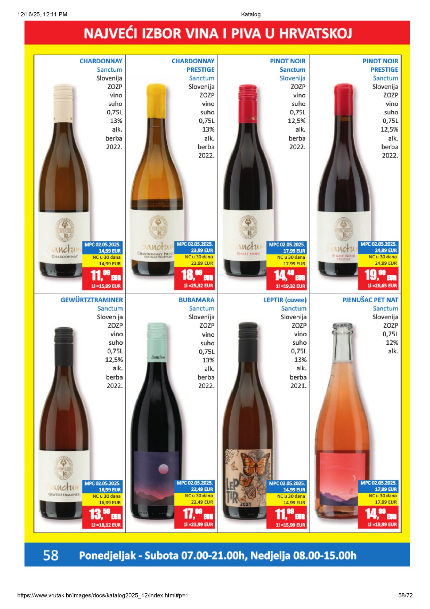 Vrutak katalog Akcija 15.12. - 31.12.2025.