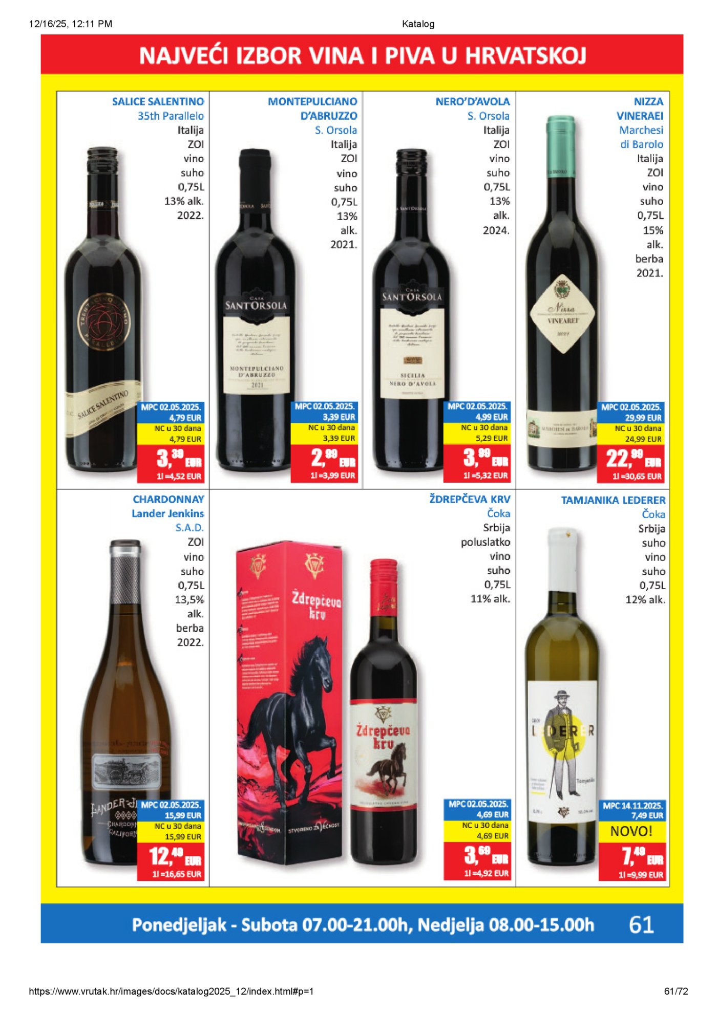 Vrutak katalog Akcija 15.12. - 31.12.2025.