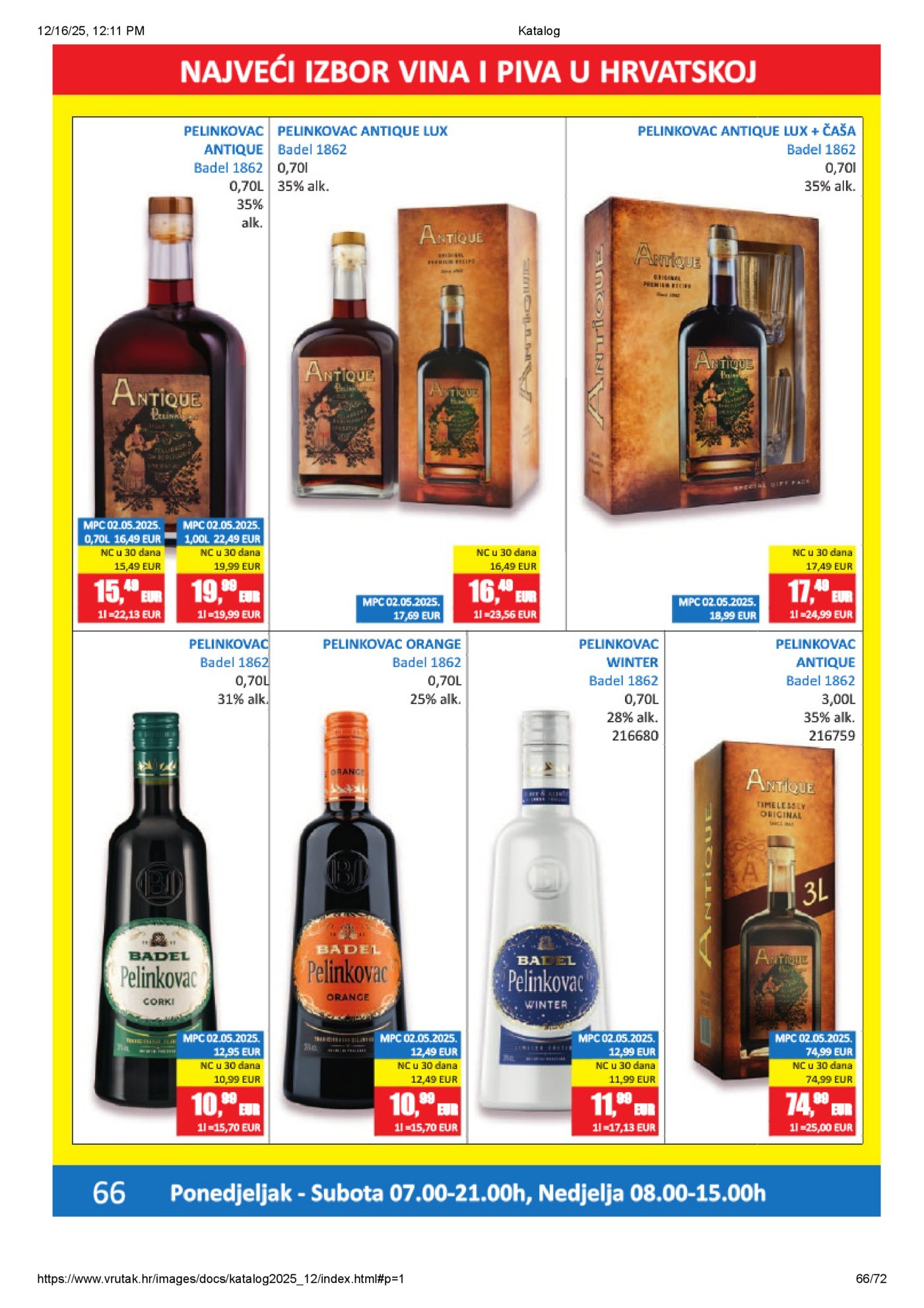 Vrutak katalog Akcija 15.12. - 31.12.2025.