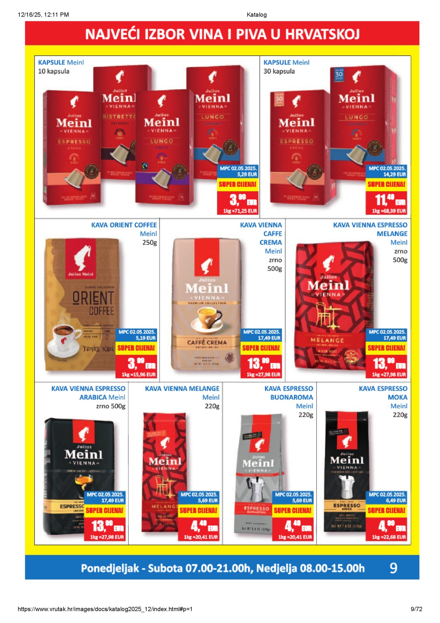 Vrutak katalog Akcija 15.12. - 31.12.2025.