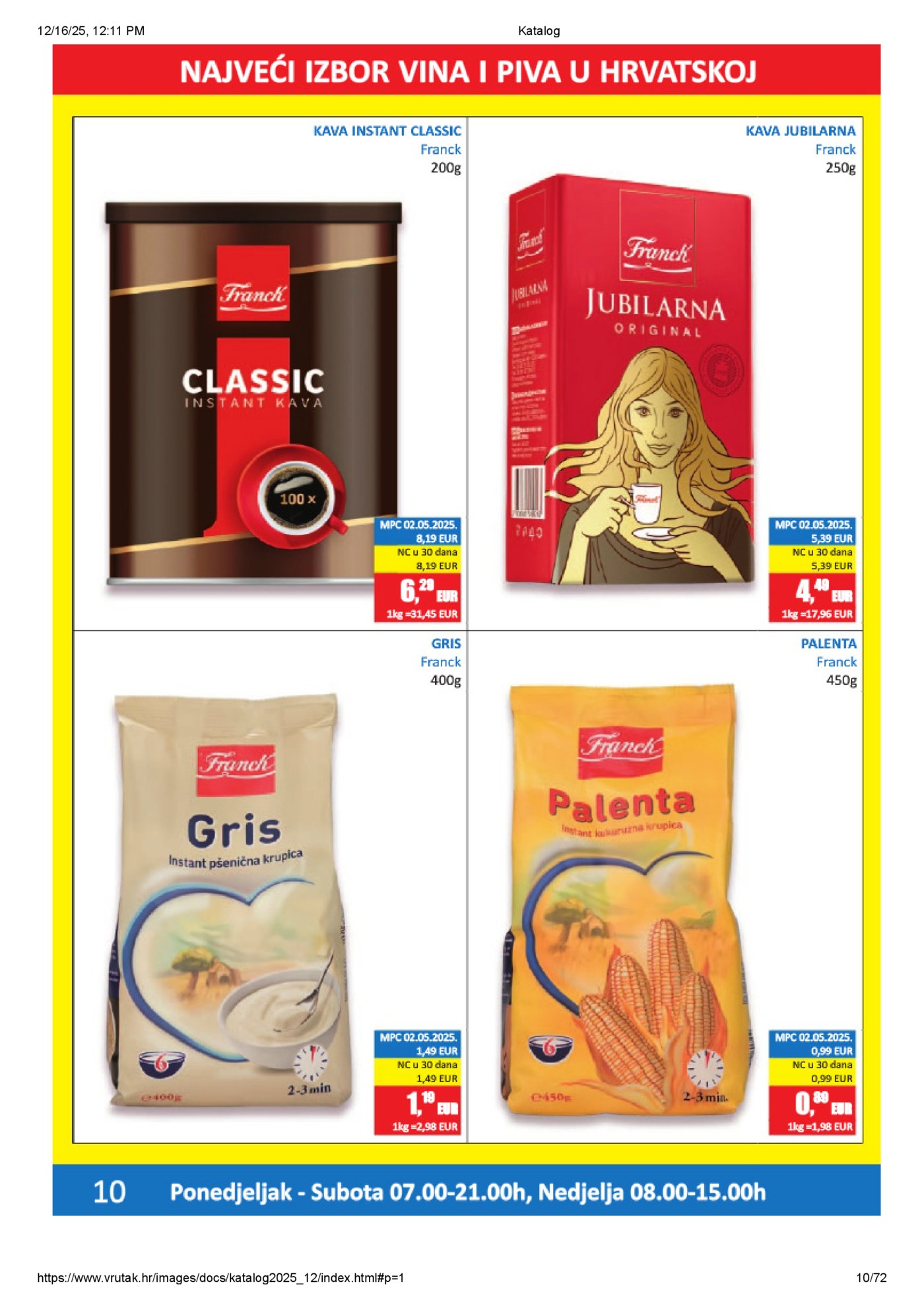 Vrutak katalog Akcija 15.12. - 31.12.2025.