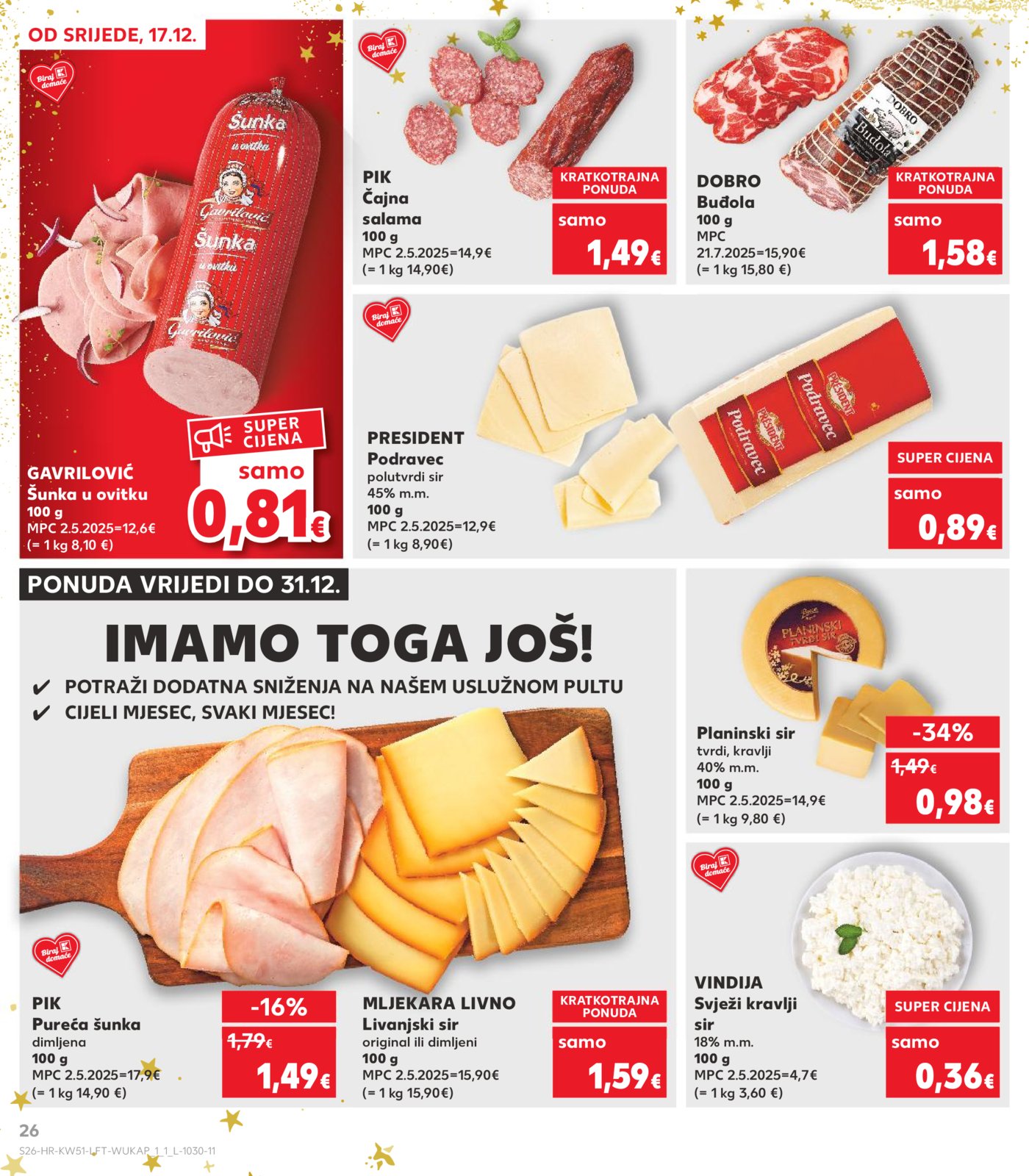Kaufland katalog Akcija 17.12. - 24.12.2025. 