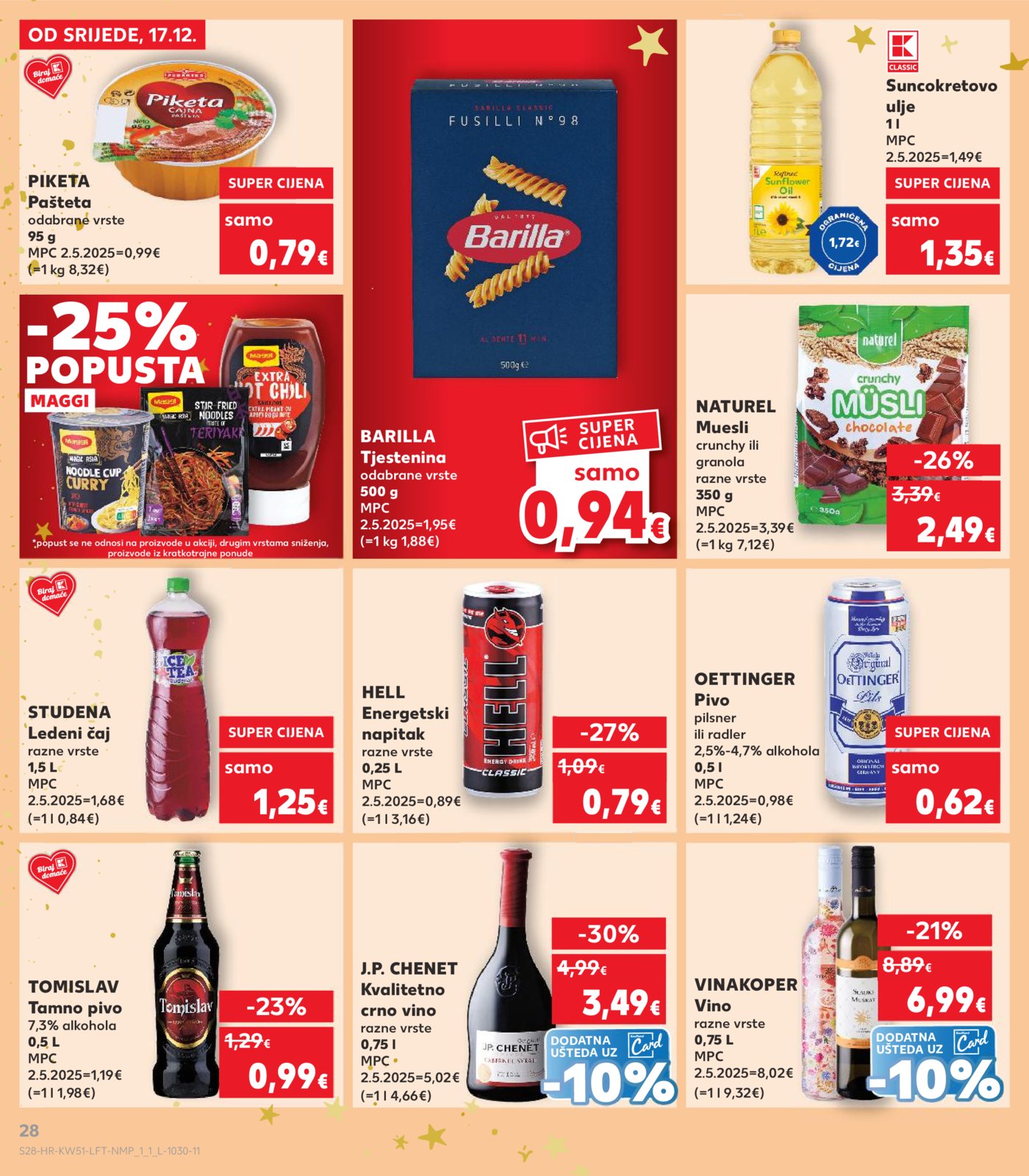 Kaufland katalog Akcija 17.12. - 24.12.2025. 