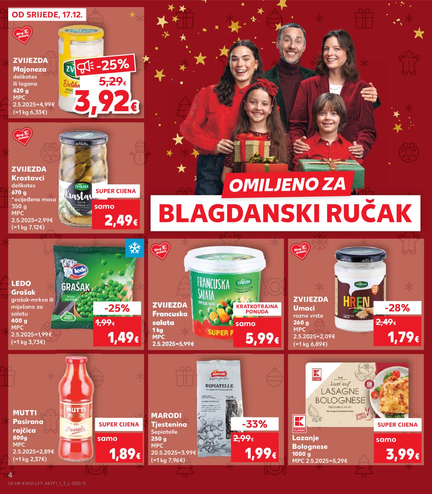 Kaufland katalog Akcija 17.12. - 24.12.2025. 