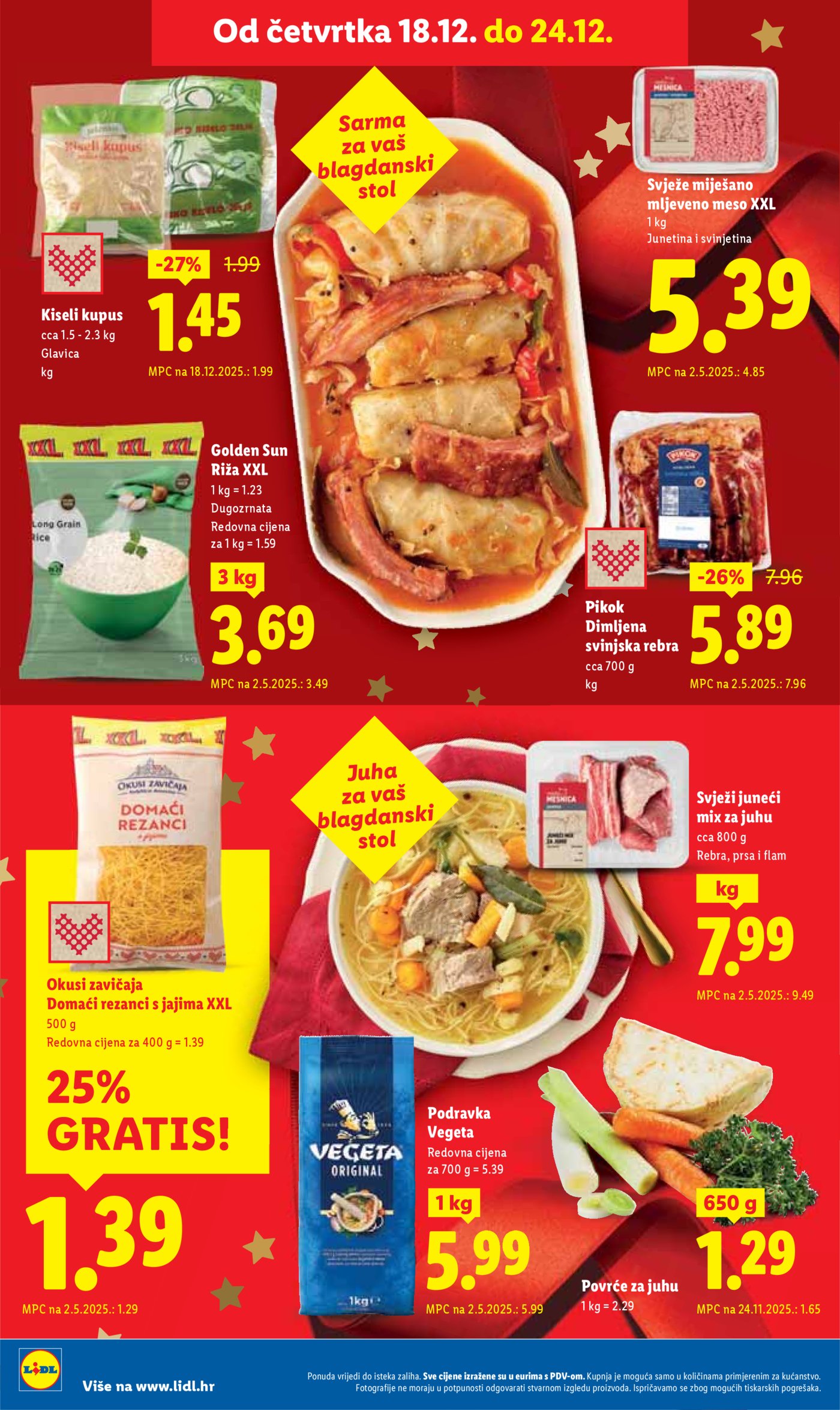 Lidl katalog Super ponuda od četvrtka 18.12. - 24.12.2025.
