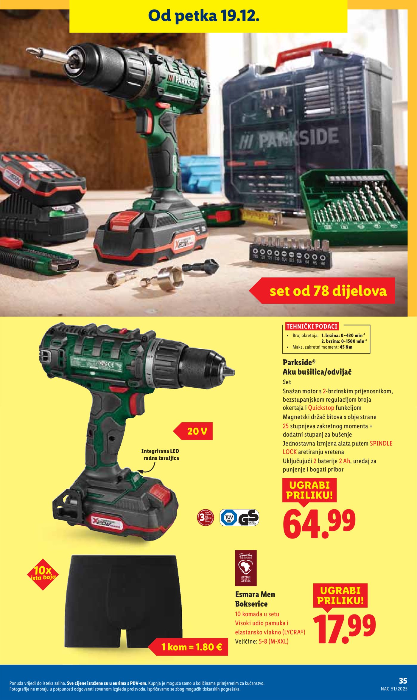 Lidl katalog Super ponuda od četvrtka 18.12. - 24.12.2025.