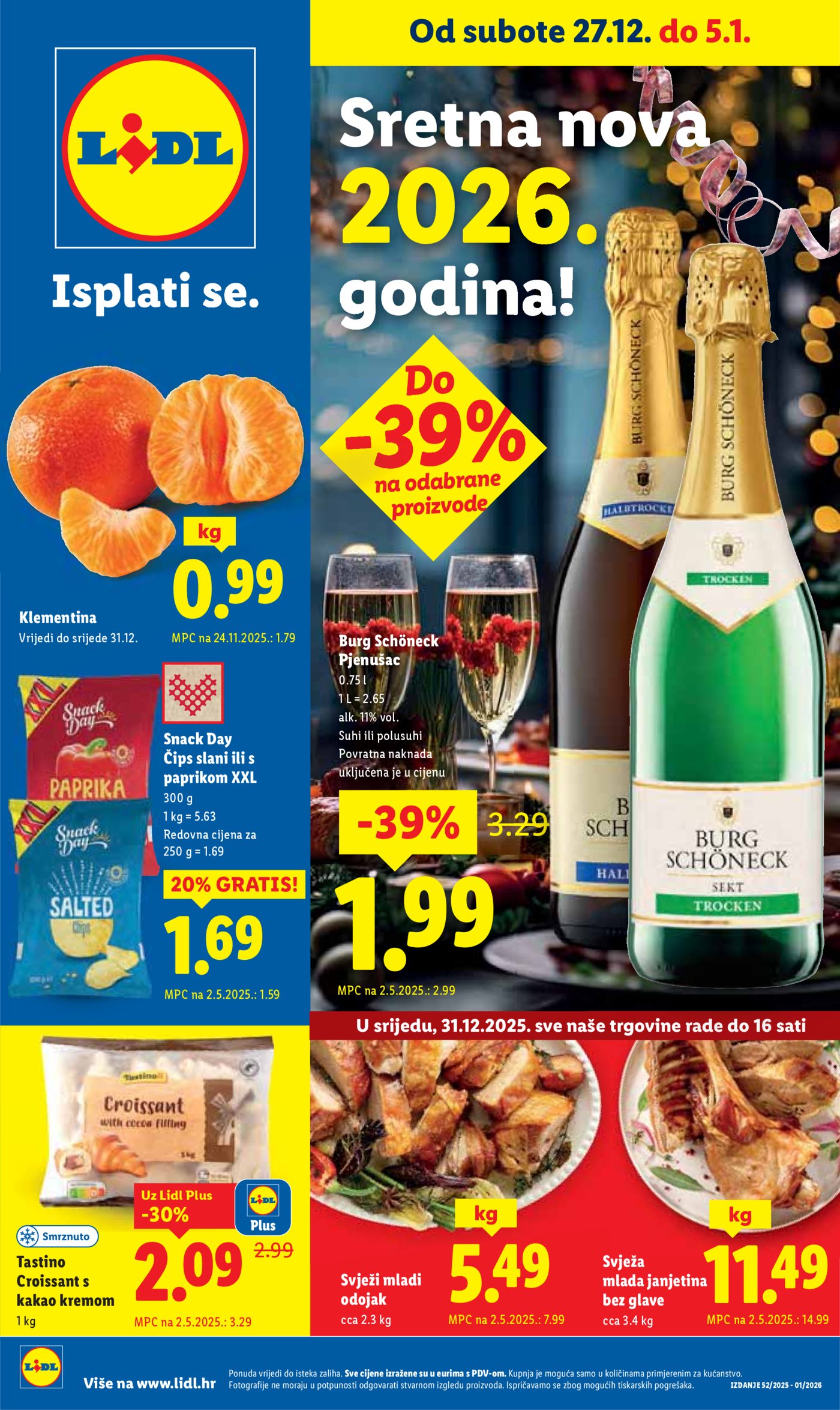 Lidl katalog Super ponuda od subote 27.12. - 05.01.2026.