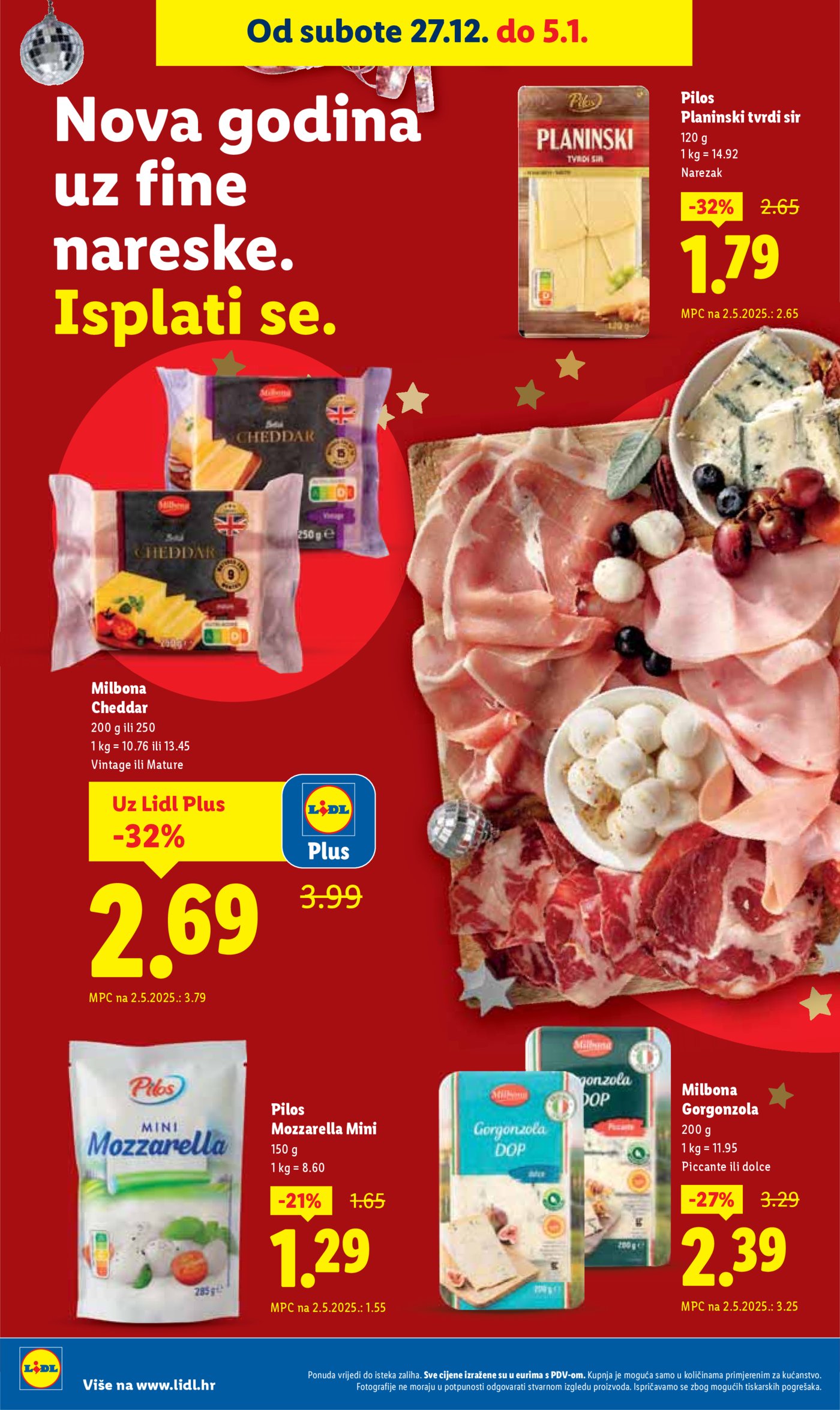 Lidl katalog Super ponuda od subote 27.12. - 05.01.2026.