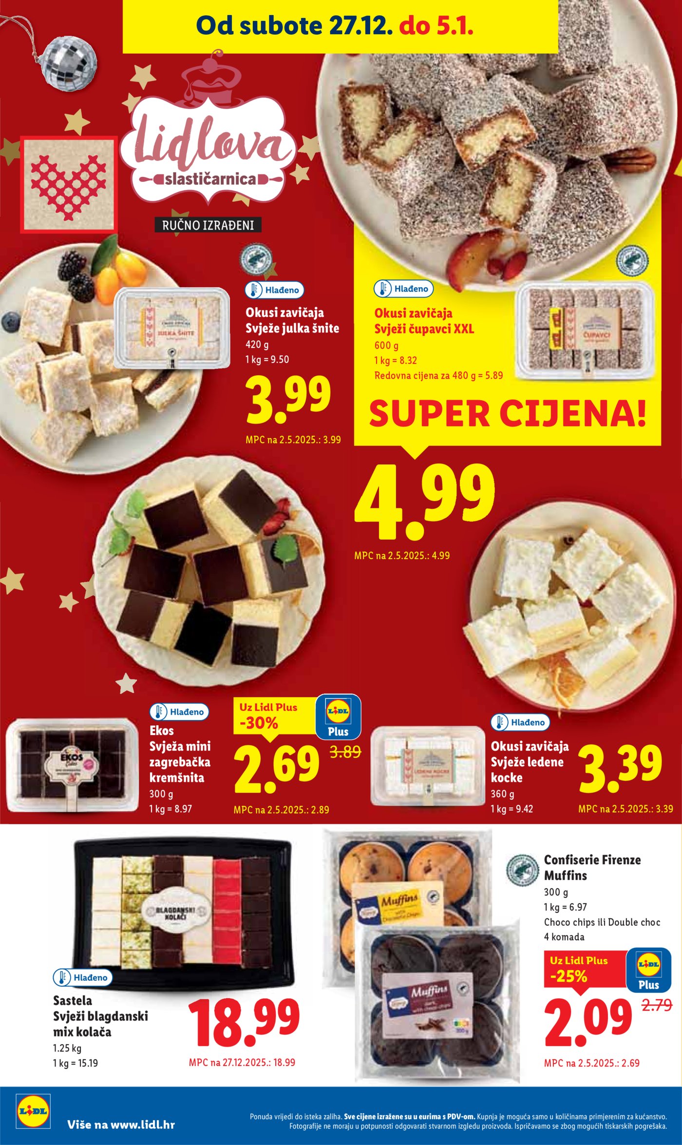 Lidl katalog Super ponuda od subote 27.12. - 05.01.2026.