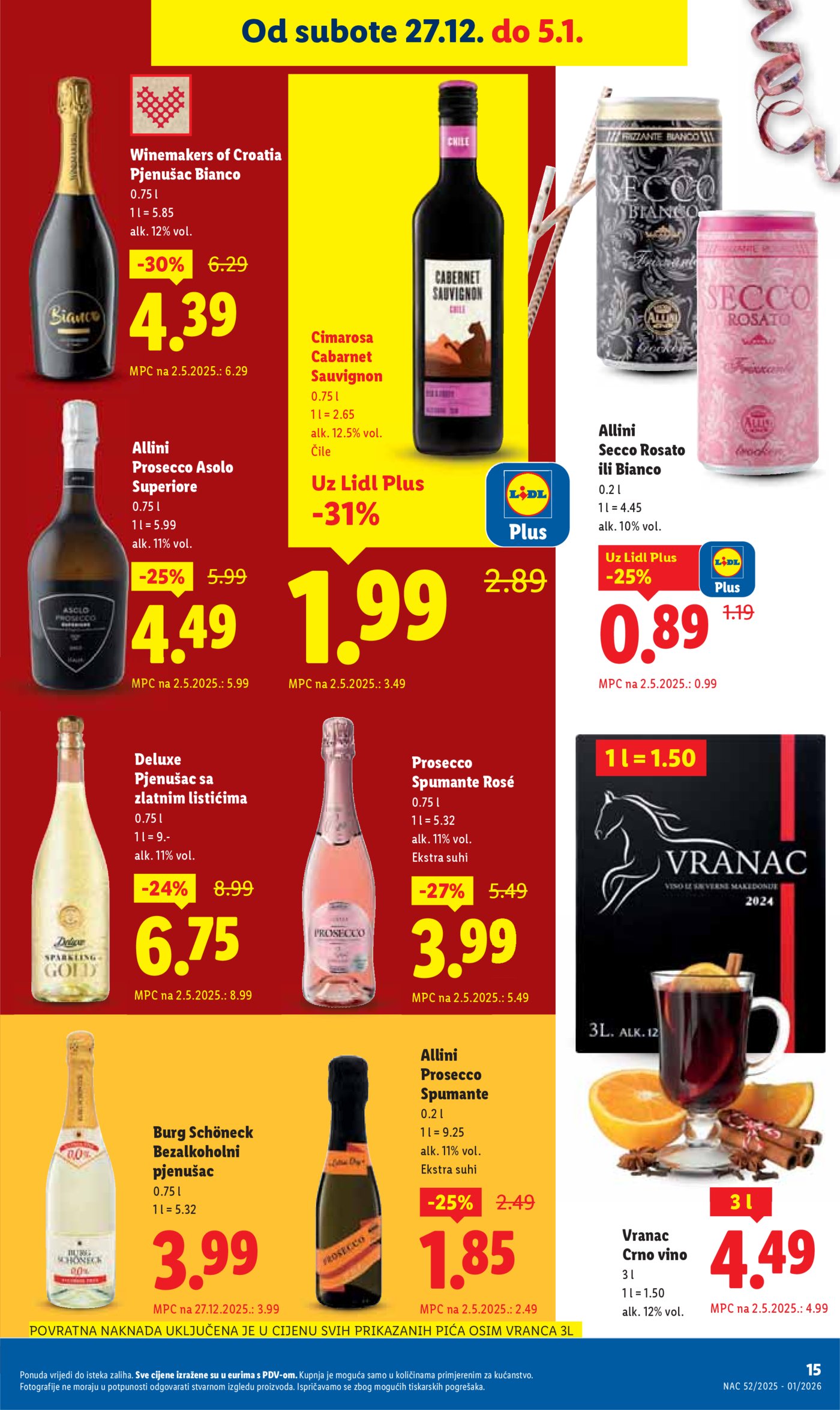 Lidl katalog Super ponuda od subote 27.12. - 05.01.2026.