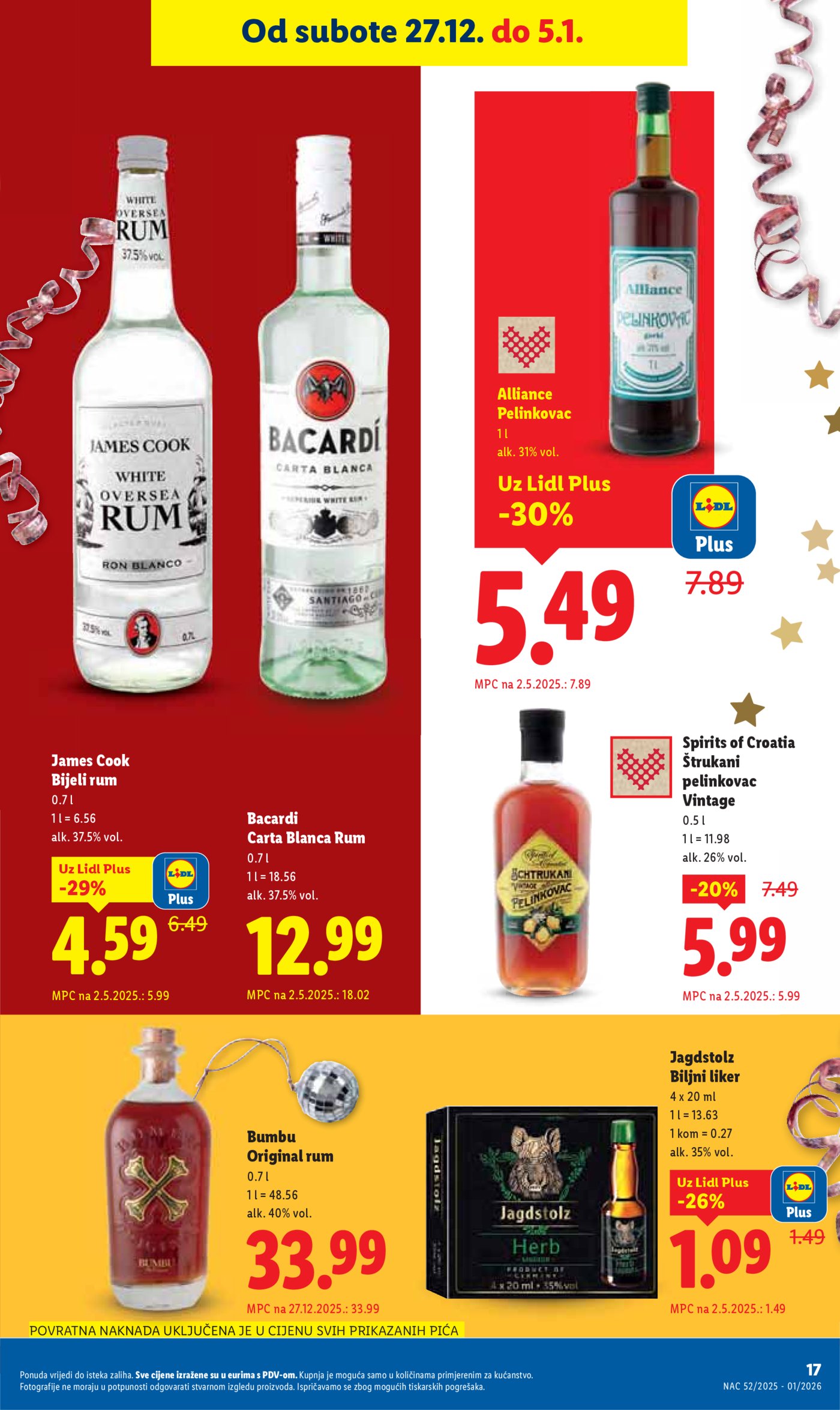 Lidl katalog Super ponuda od subote 27.12. - 05.01.2026.