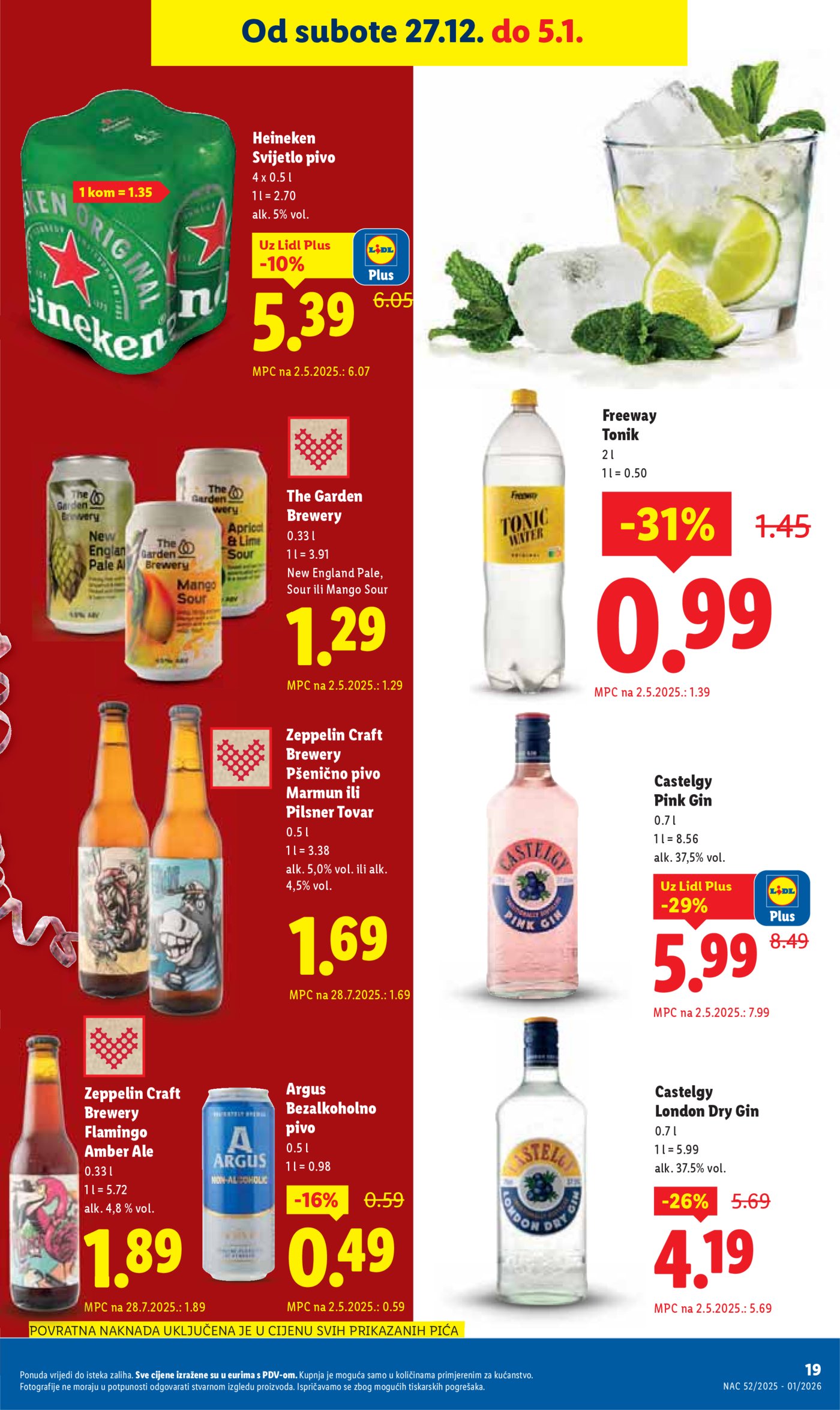 Lidl katalog Super ponuda od subote 27.12. - 05.01.2026.