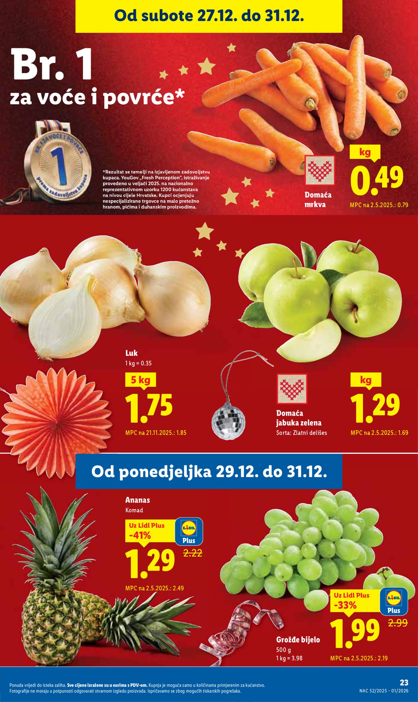 Lidl katalog Super ponuda od subote 27.12. - 05.01.2026.