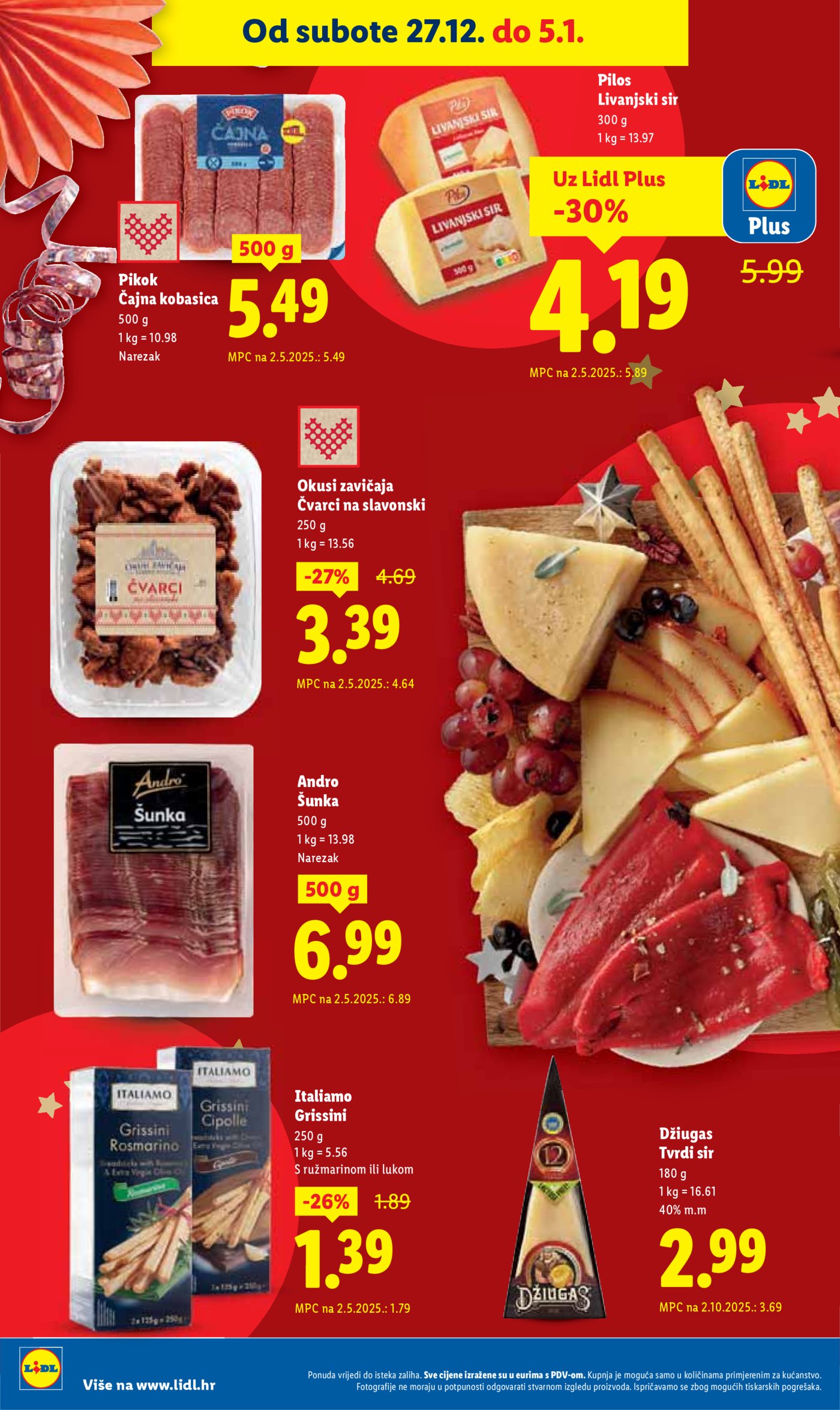 Lidl katalog Super ponuda od subote 27.12. - 05.01.2026.