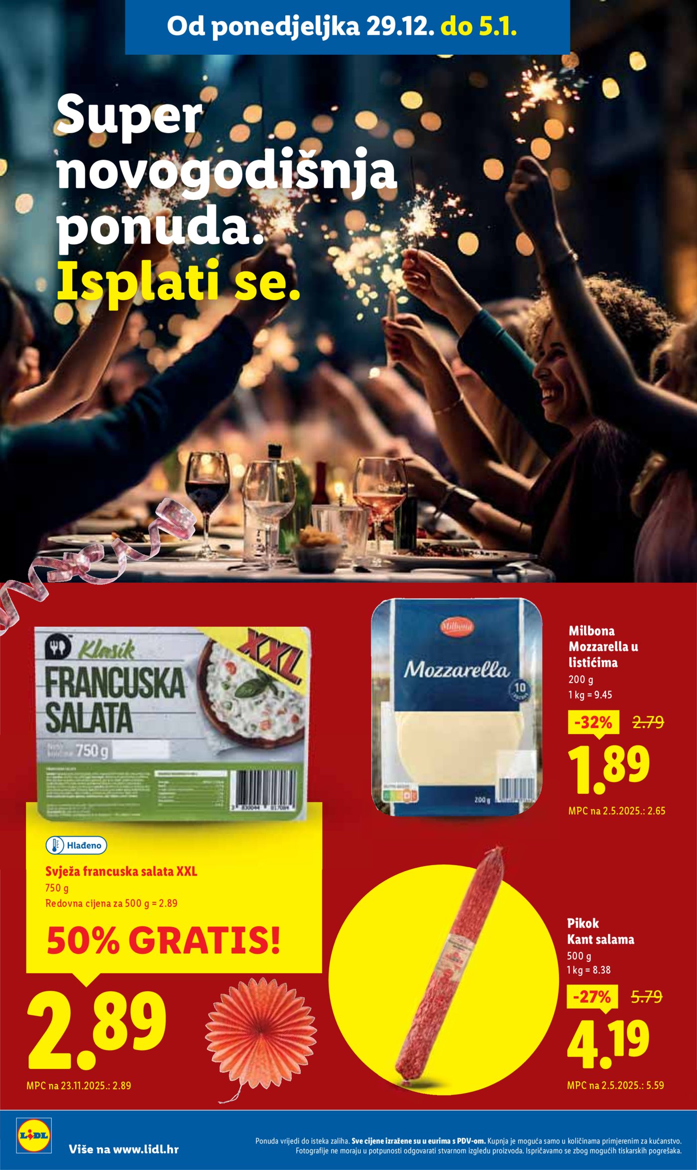 Lidl katalog Super ponuda od subote 27.12. - 05.01.2026.