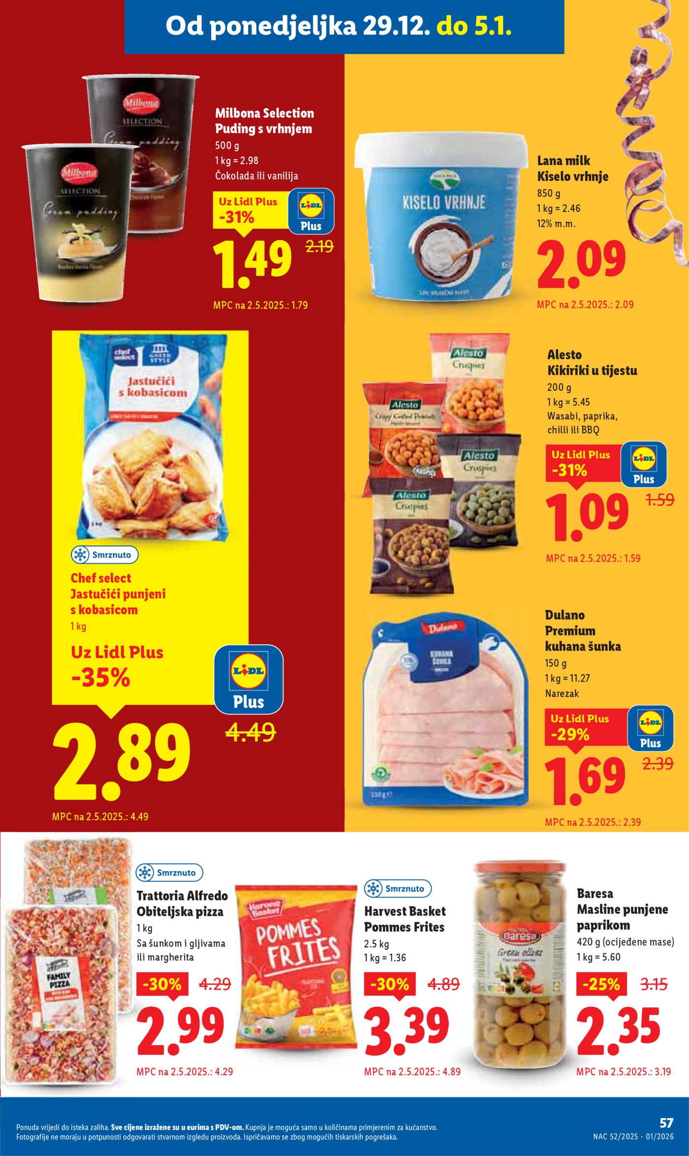 Lidl katalog Super ponuda od subote 27.12. - 05.01.2026.