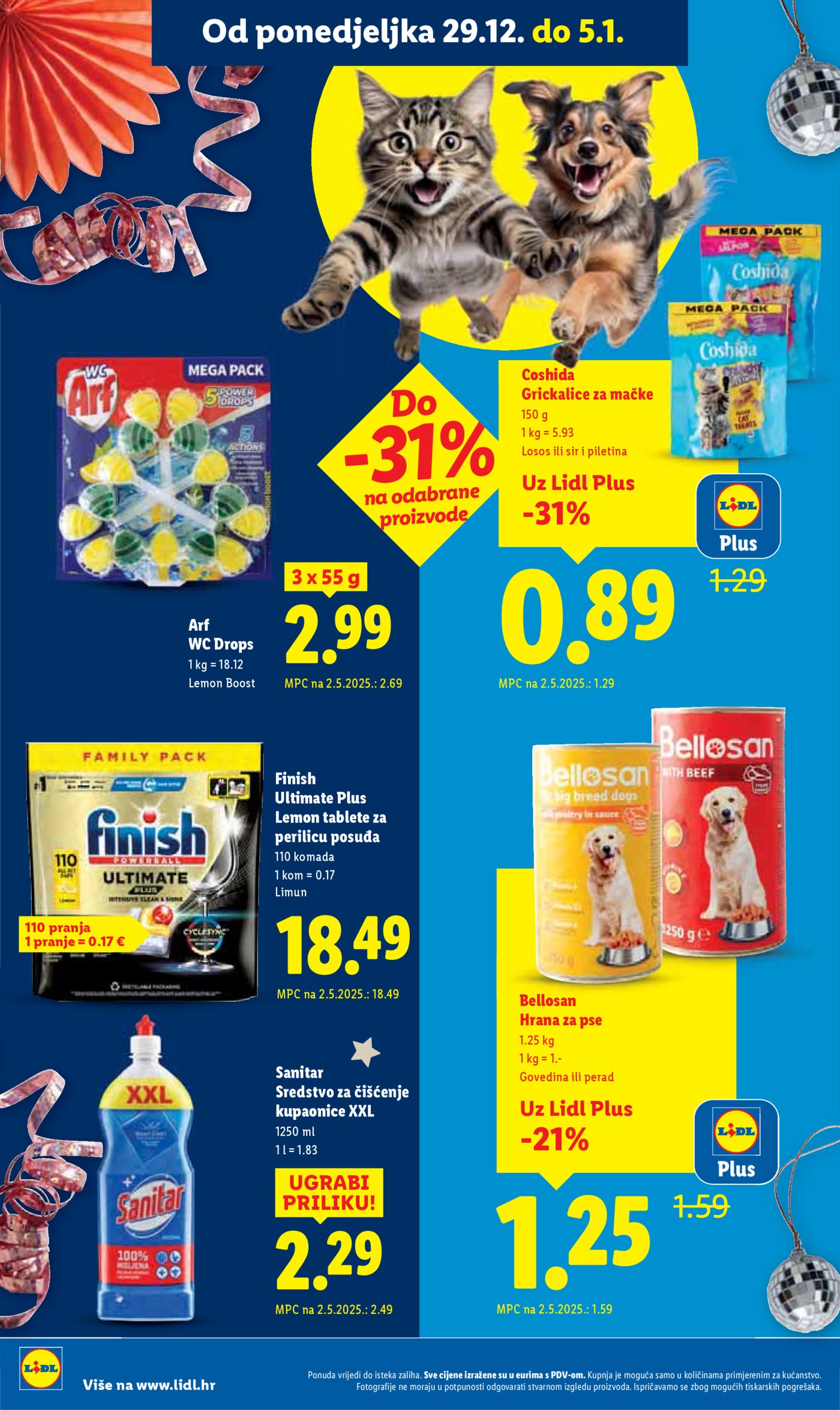 Lidl katalog Super ponuda od subote 27.12. - 05.01.2026.