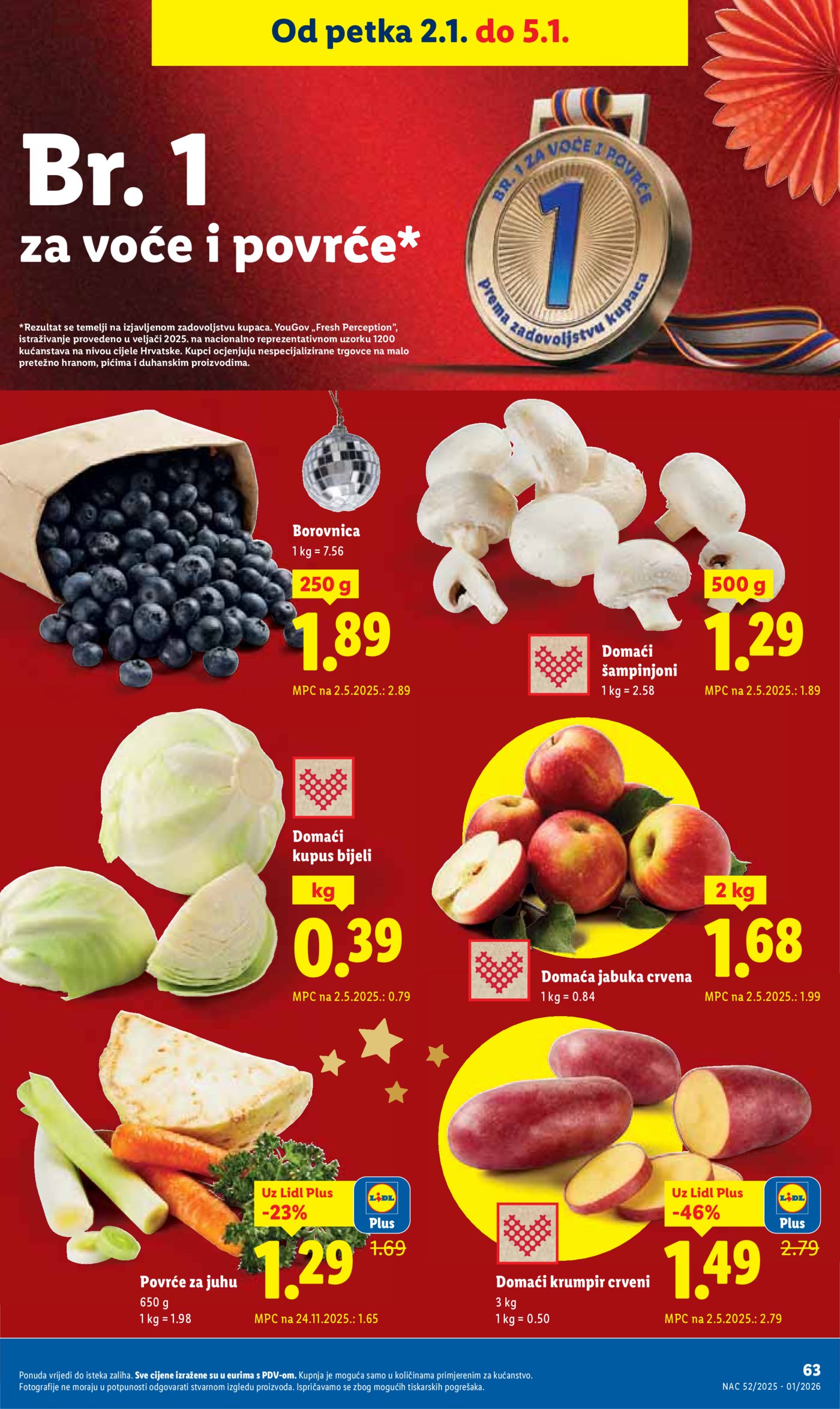 Lidl katalog Super ponuda od subote 27.12. - 05.01.2026.