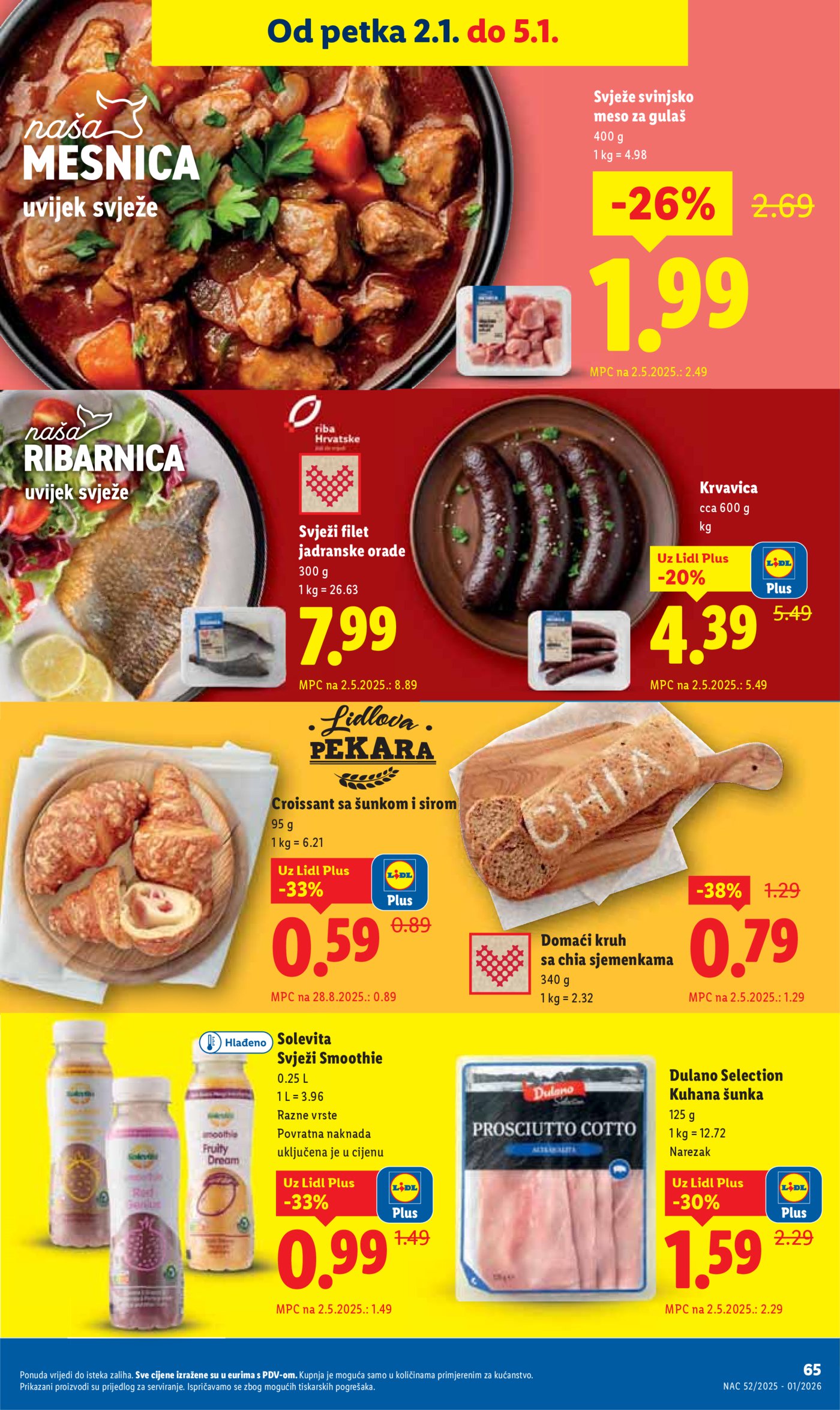 Lidl katalog Super ponuda od subote 27.12. - 05.01.2026.