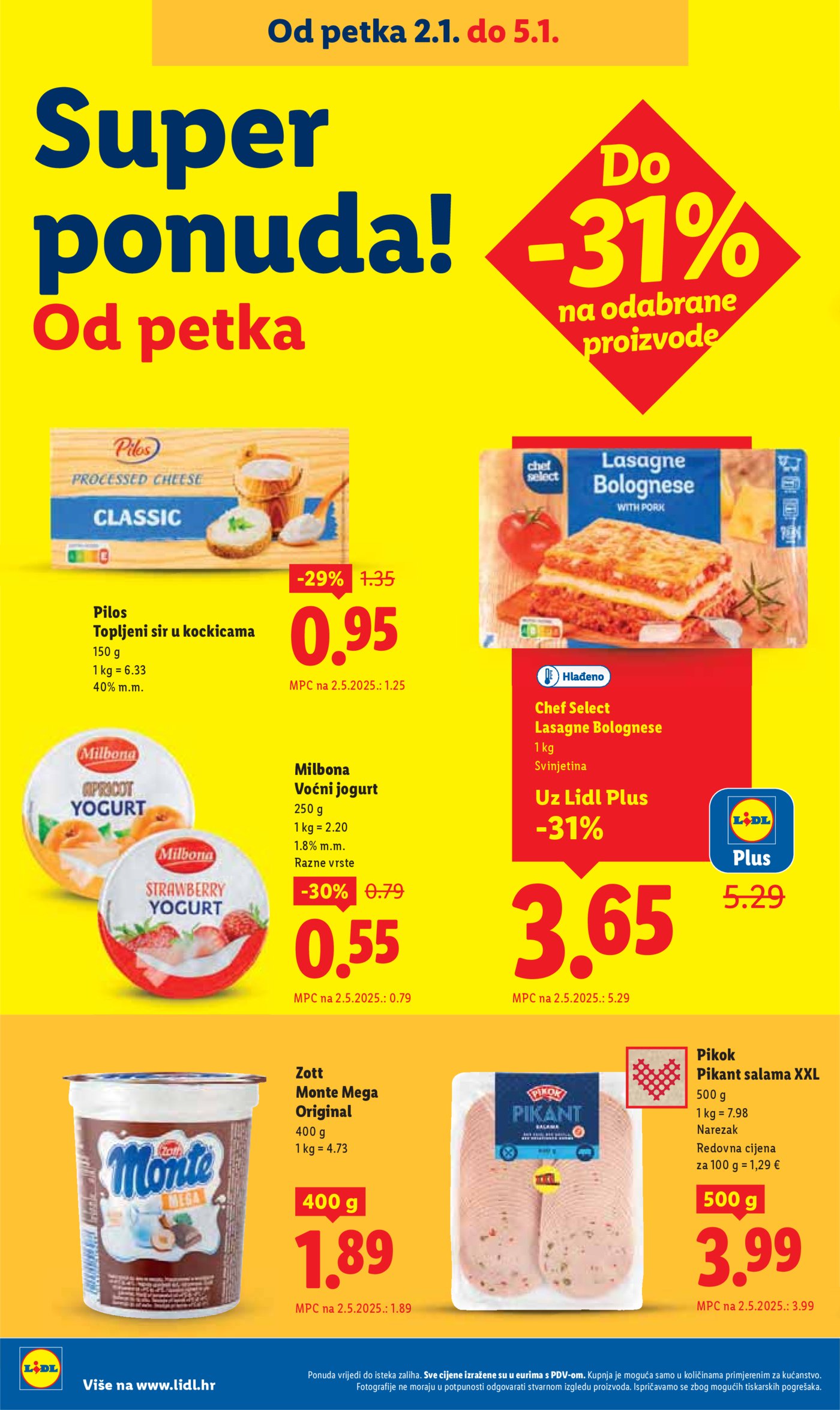 Lidl katalog Super ponuda od subote 27.12. - 05.01.2026.