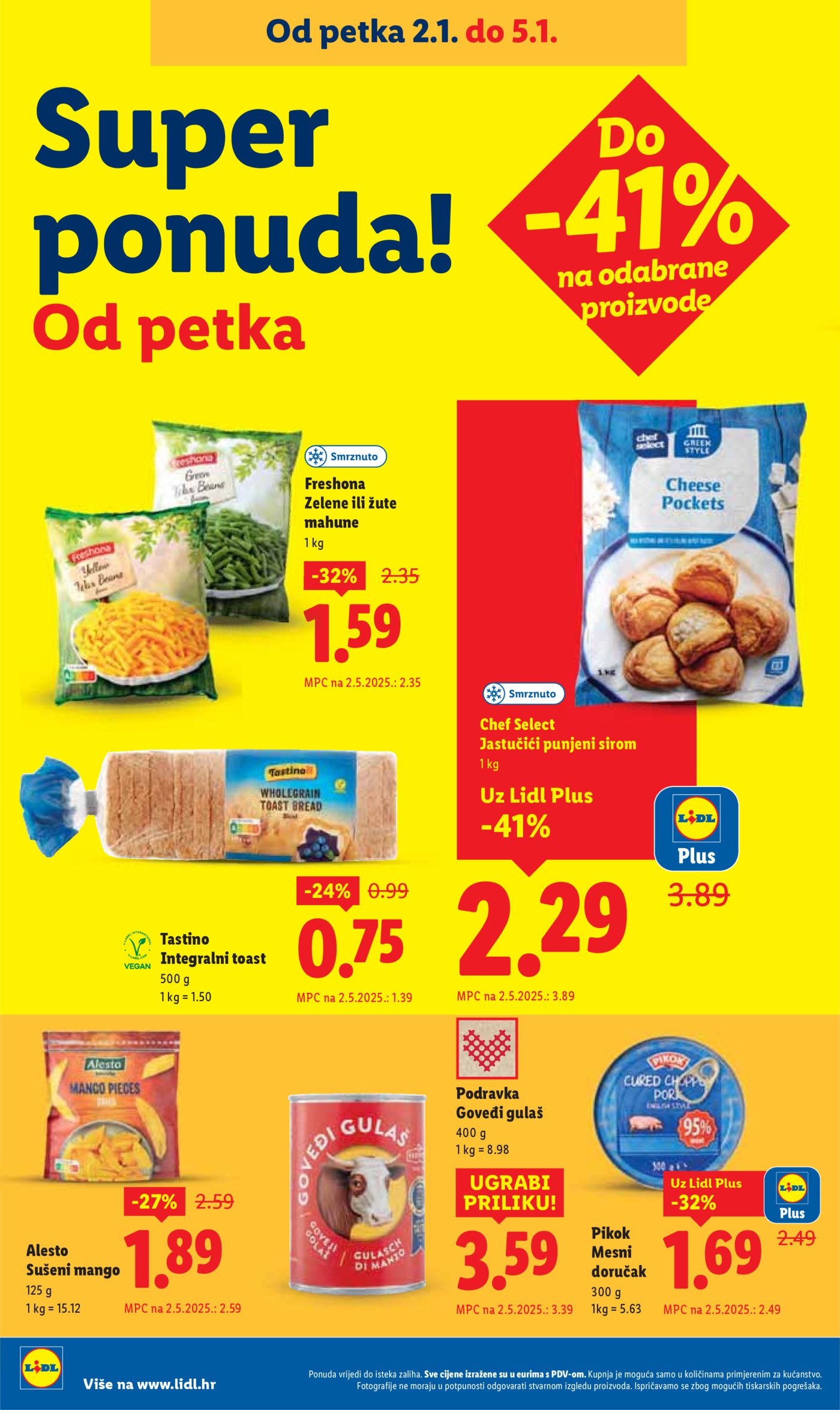 Lidl katalog Super ponuda od subote 27.12. - 05.01.2026.